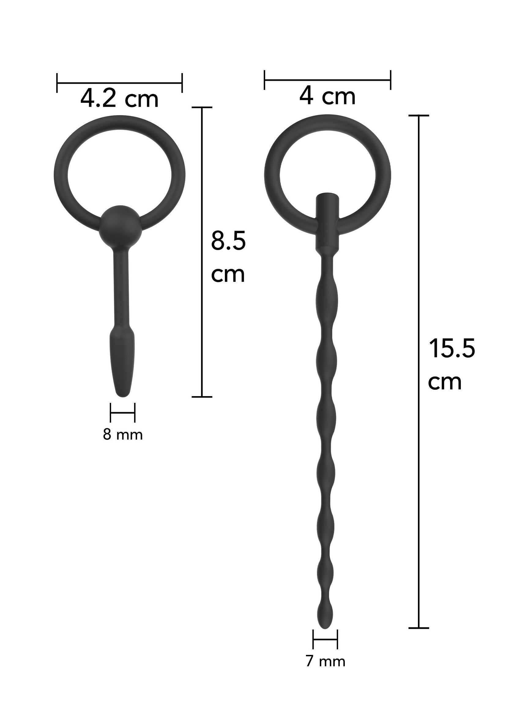 Penis Plug Set Small 2 pcs - Afbeelding 5