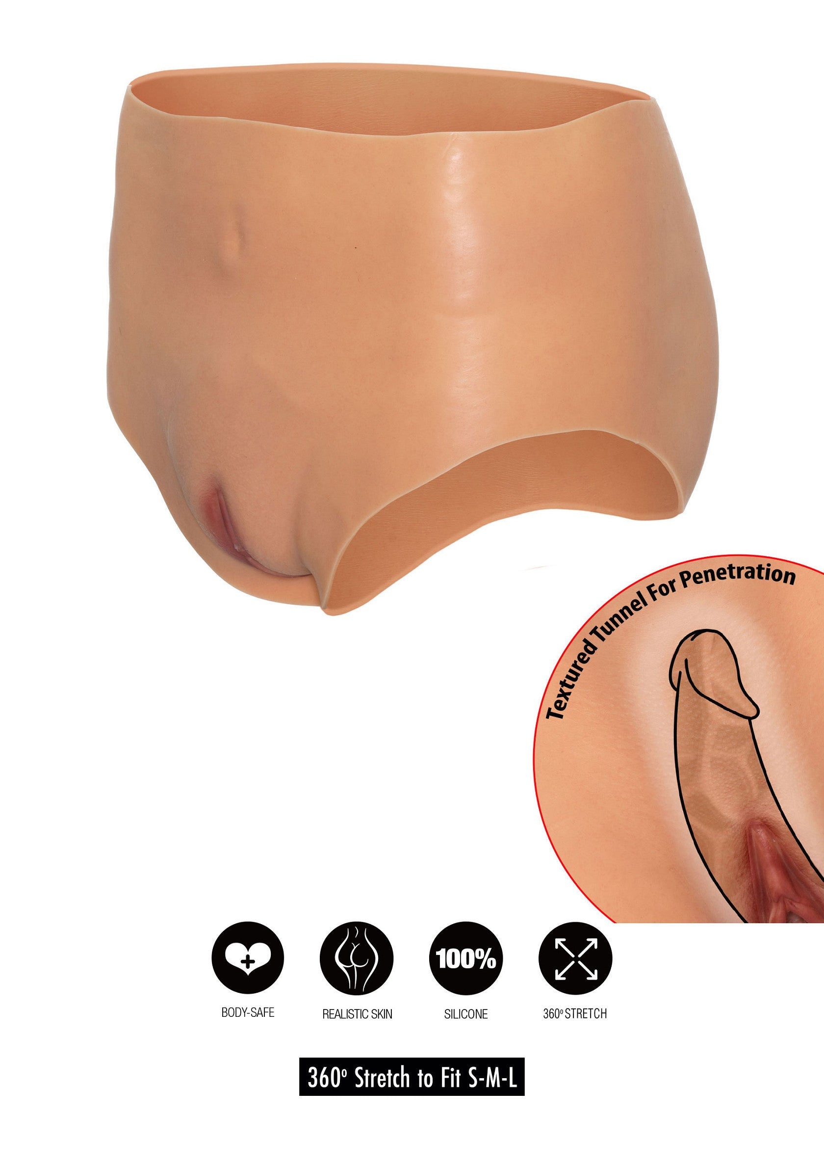 Open Vagina Brief High Waist - Afbeelding 7