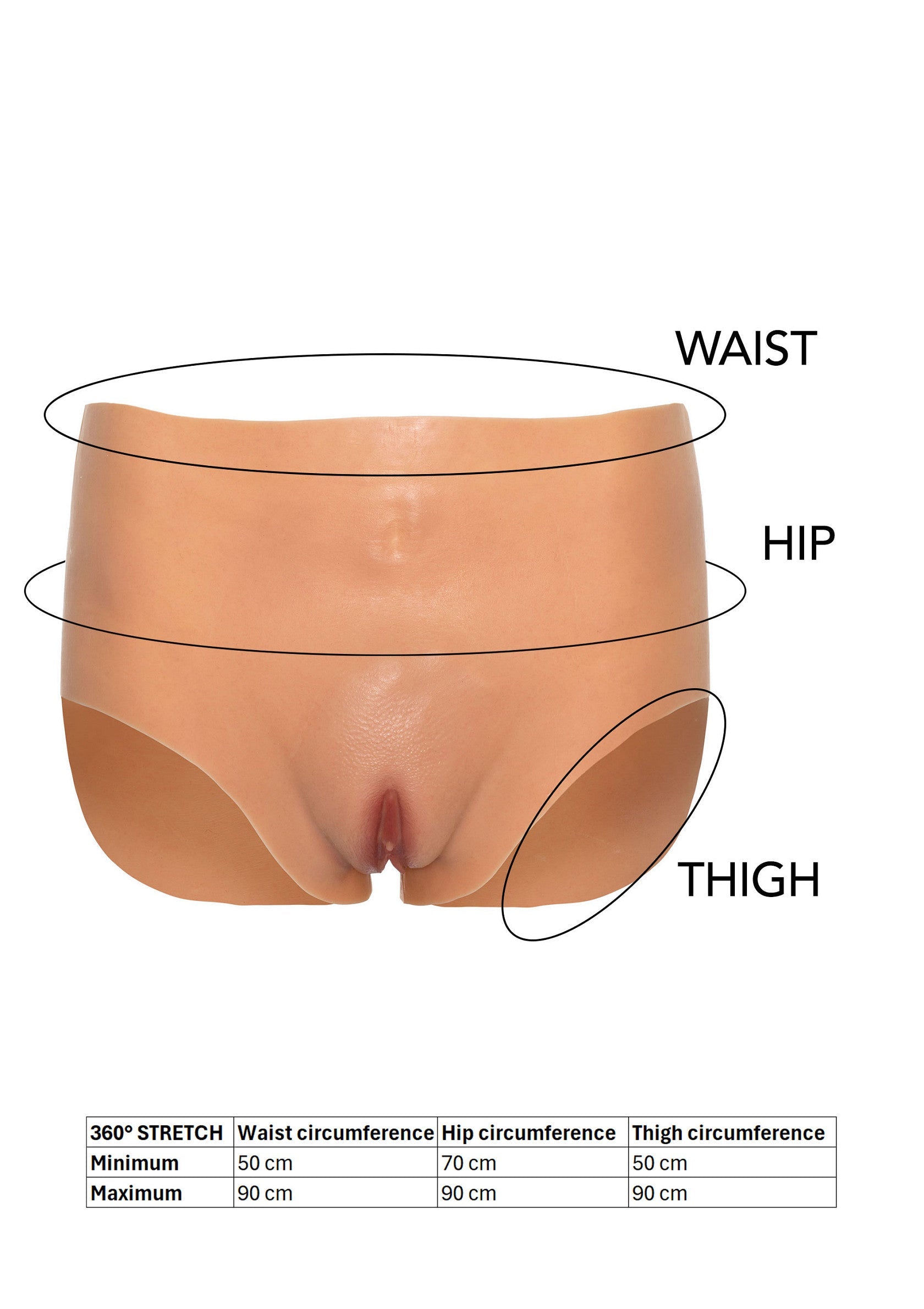 Open Vagina Brief High Waist - Afbeelding 8