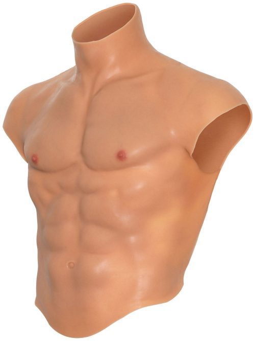 Silicone Torso Pecs and Abs