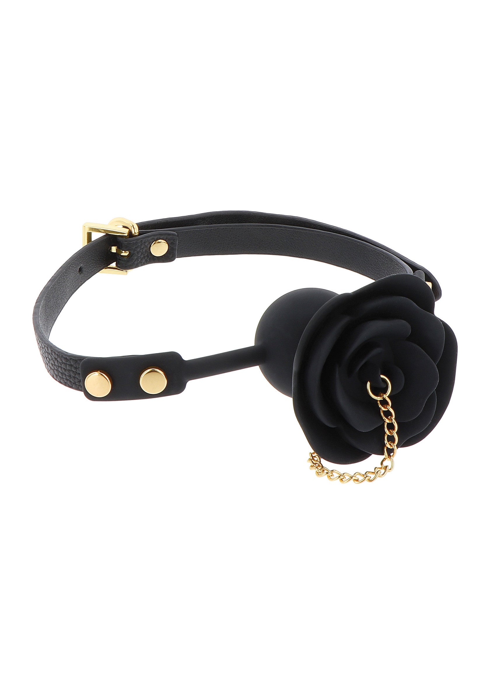 Rose Ball Gag with Plug - Afbeelding 3