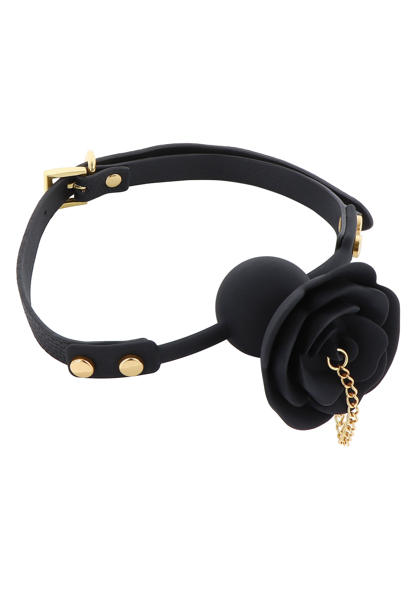 Rose Ball Gag with Plug - Afbeelding 7