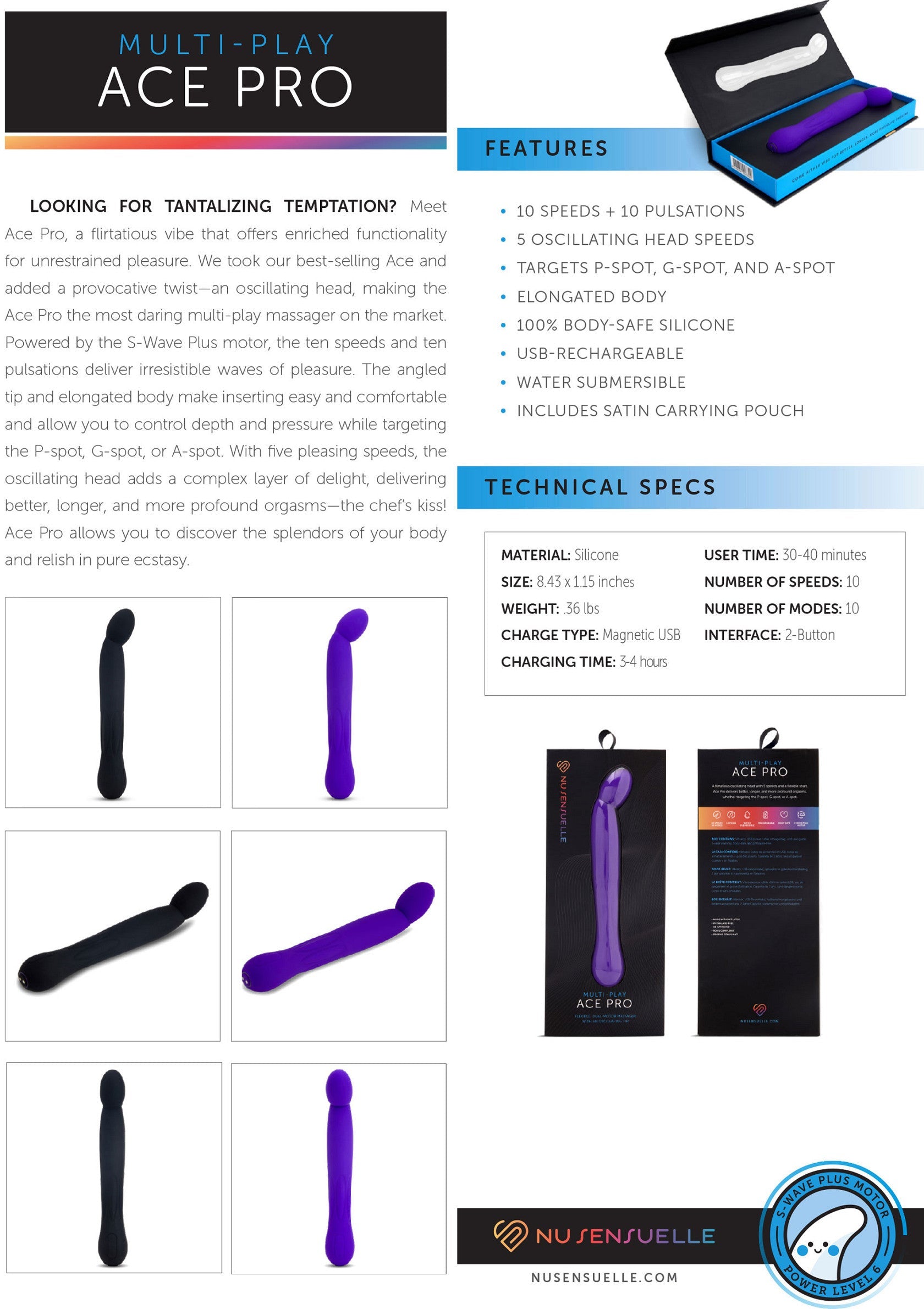 Ace Pro Prostate + G-Spot Vibrator - Afbeelding 14