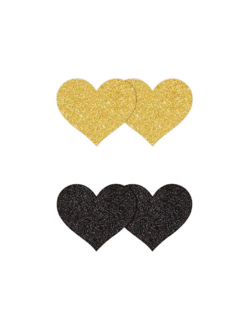 Pasties Glitter Hearts 2 Pair