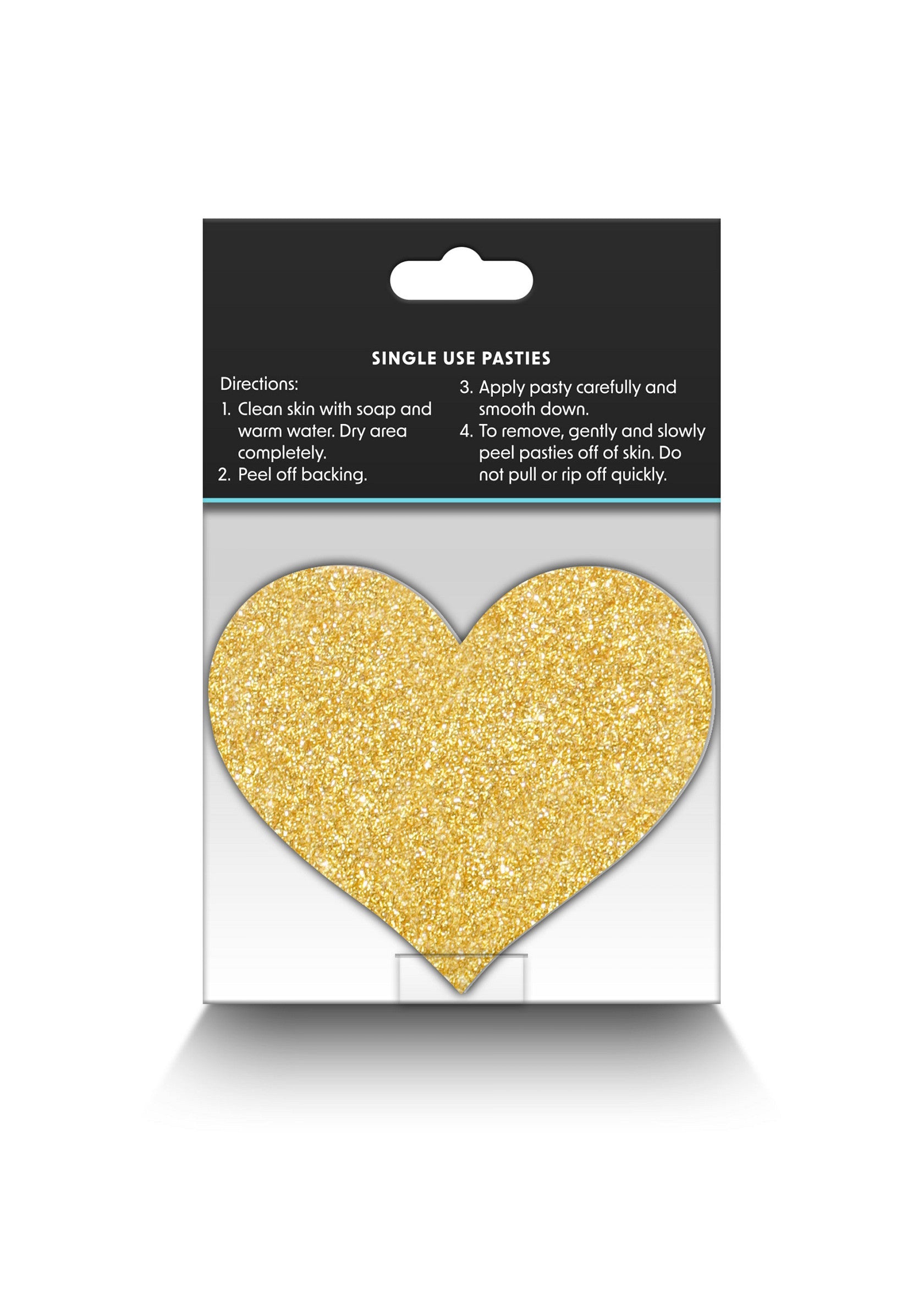 Pasties Glitter Hearts 2 Pair - Afbeelding 2