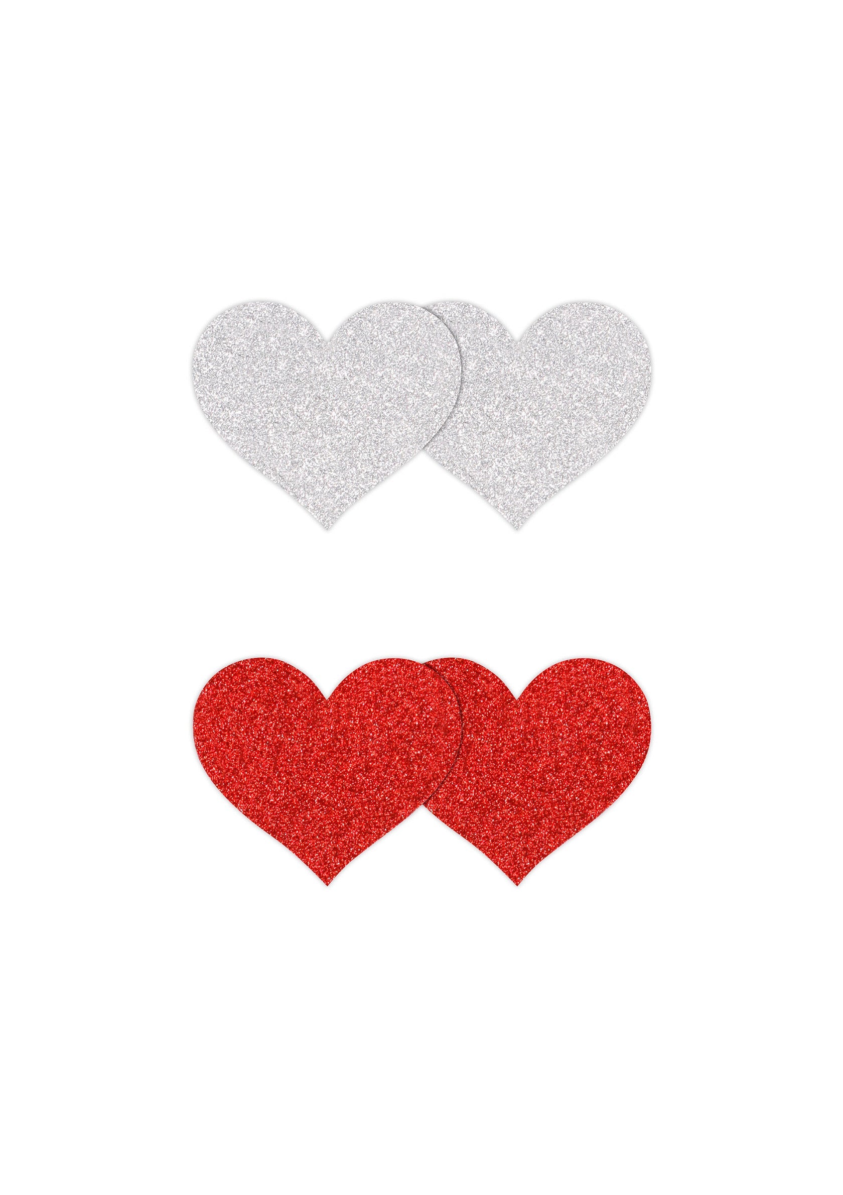 Pasties Glitter Hearts 2 Pair - Afbeelding 4