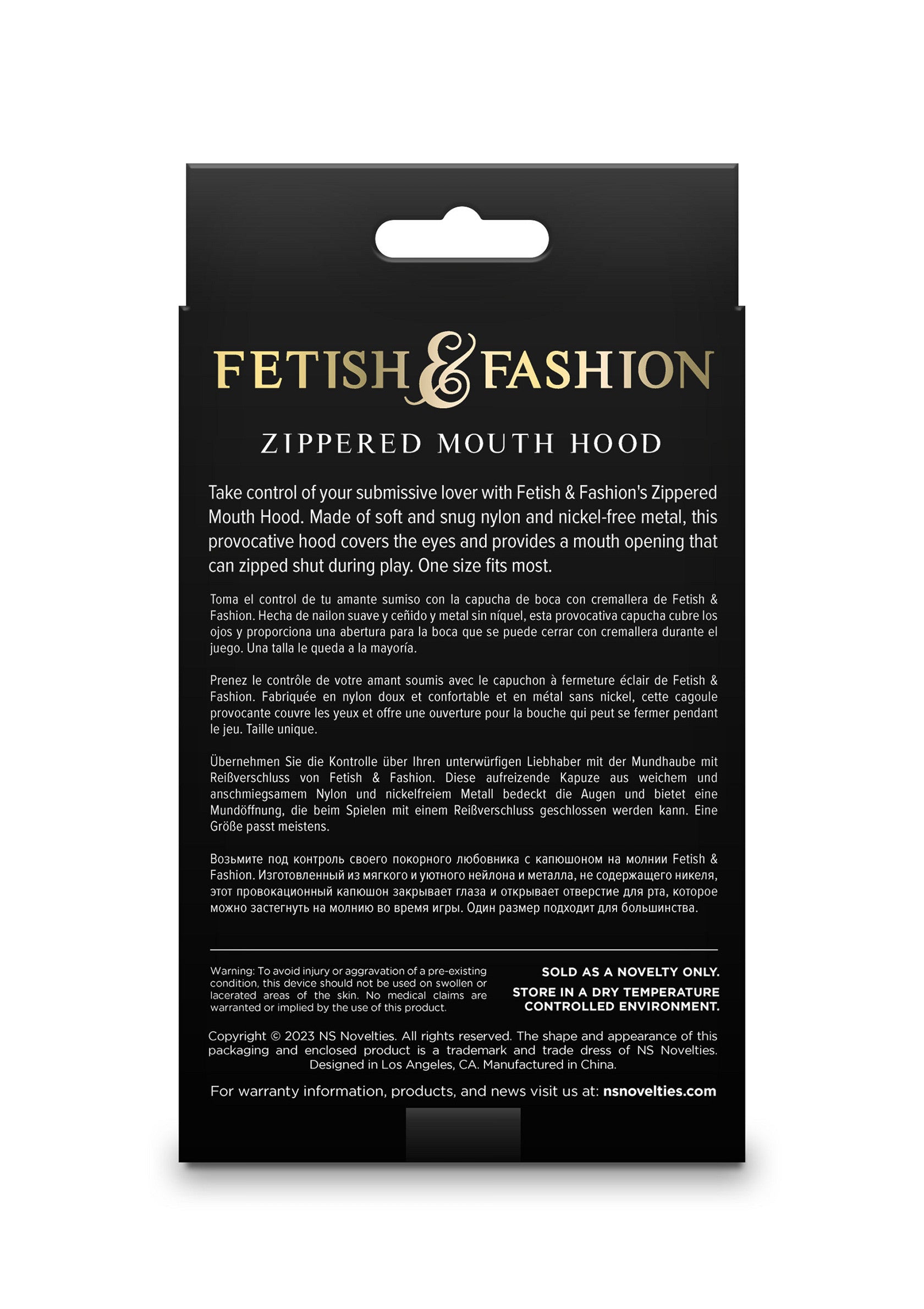 Zippered Mouth Hood - Afbeelding 3