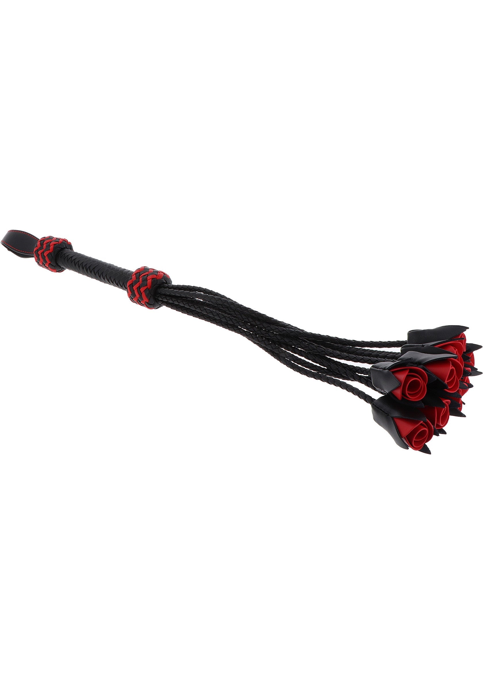 Genuine Leather Roses Whip - Afbeelding 2