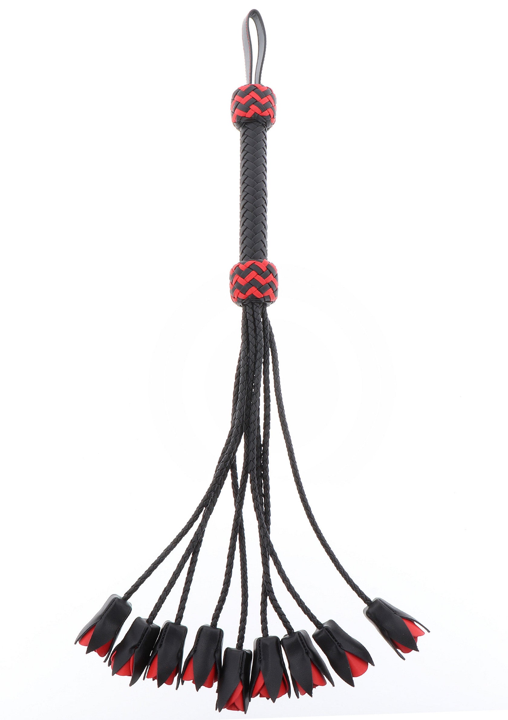 Genuine Leather Roses Whip - Afbeelding 3