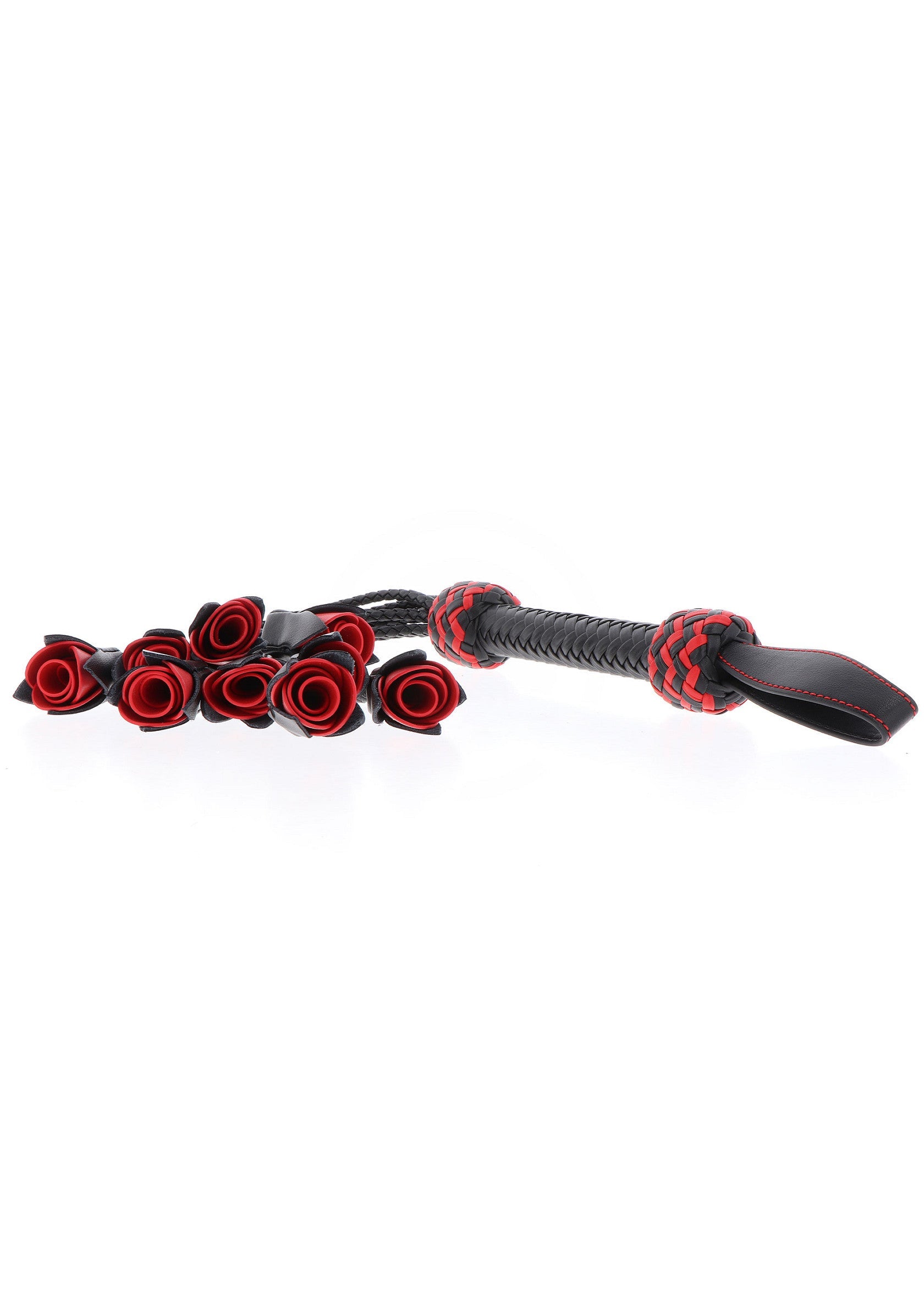 Genuine Leather Roses Whip - Afbeelding 4