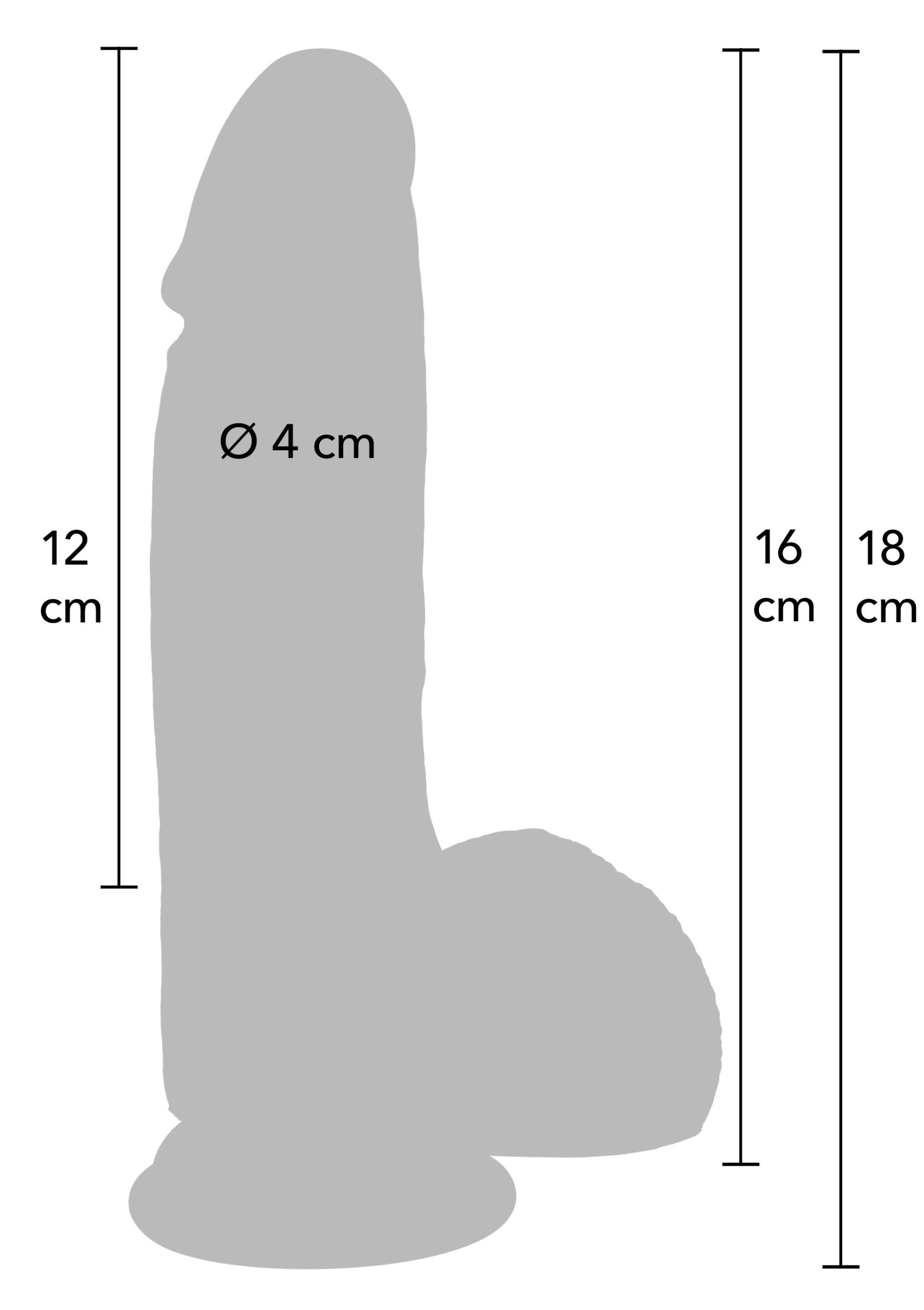 Realistic Dildo Liquid Silicone 16 cm - Afbeelding 10