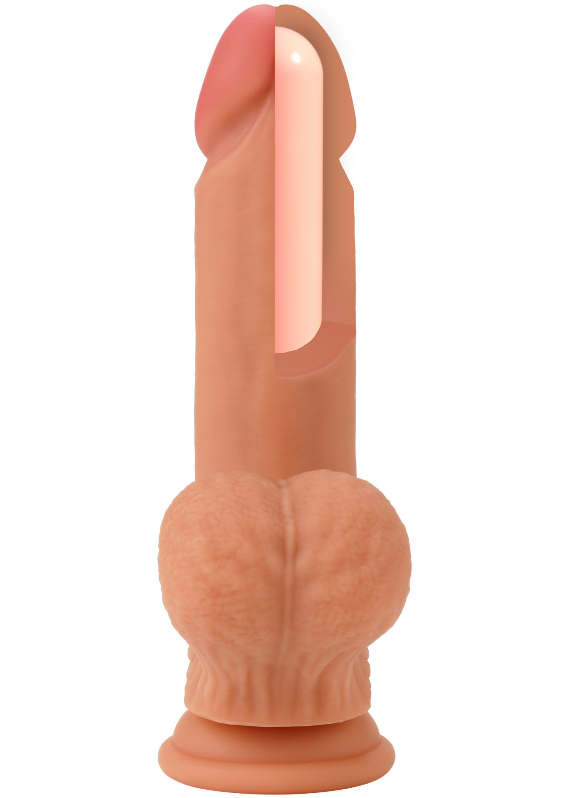 Realistic Dildo Liquid Silicone 19 cm - Afbeelding 3