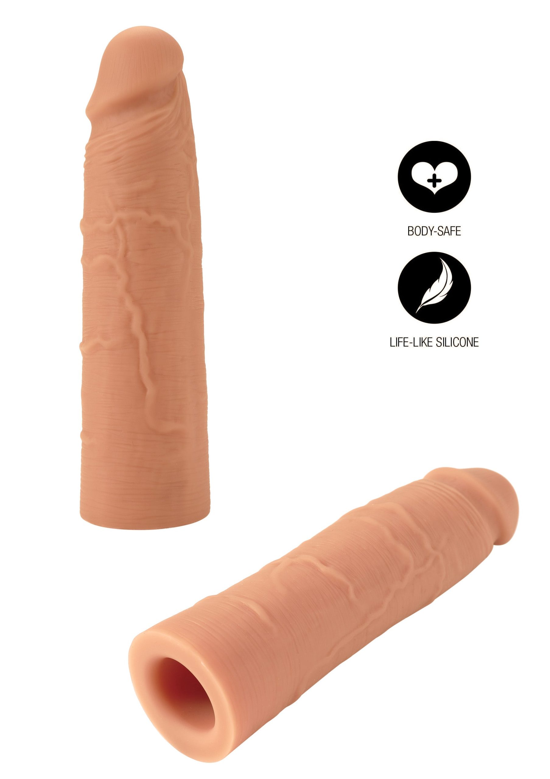 Penis Sleeve Liquid Silicone 18 cm - Afbeelding 8