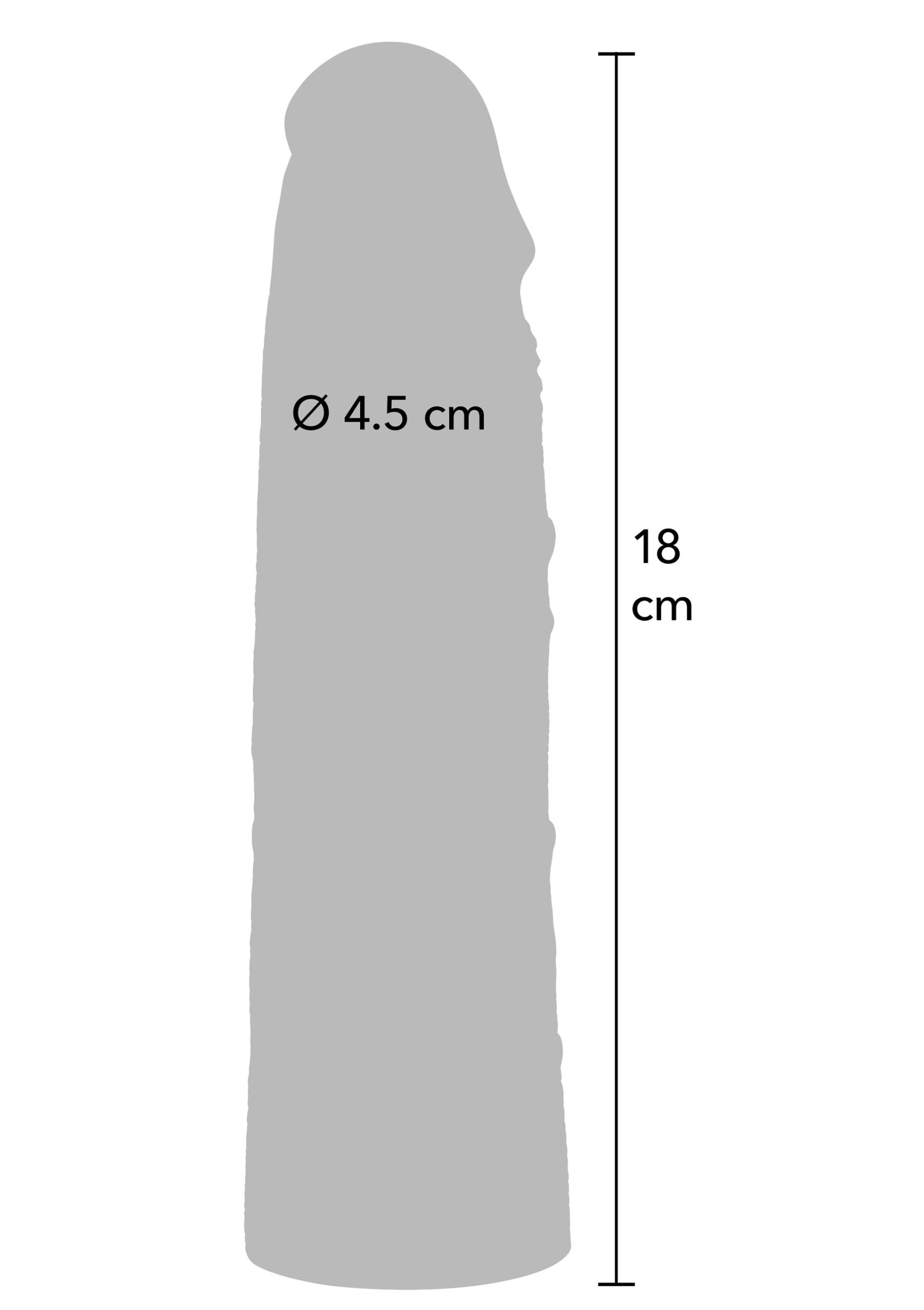 Penis Sleeve Liquid Silicone 18 cm - Afbeelding 9