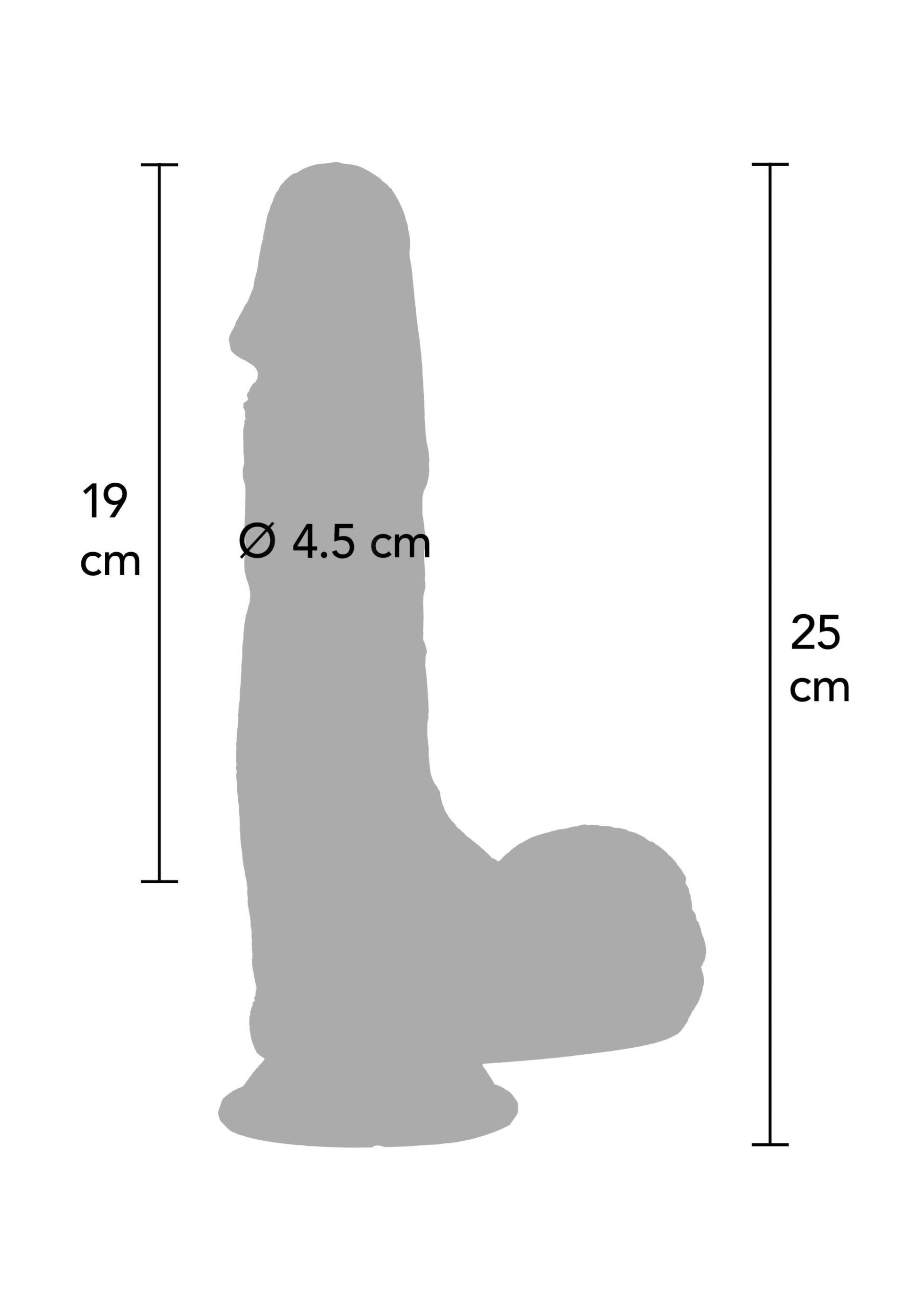 Ultra Realistic Dildo Silicone 23 cm - Afbeelding 9