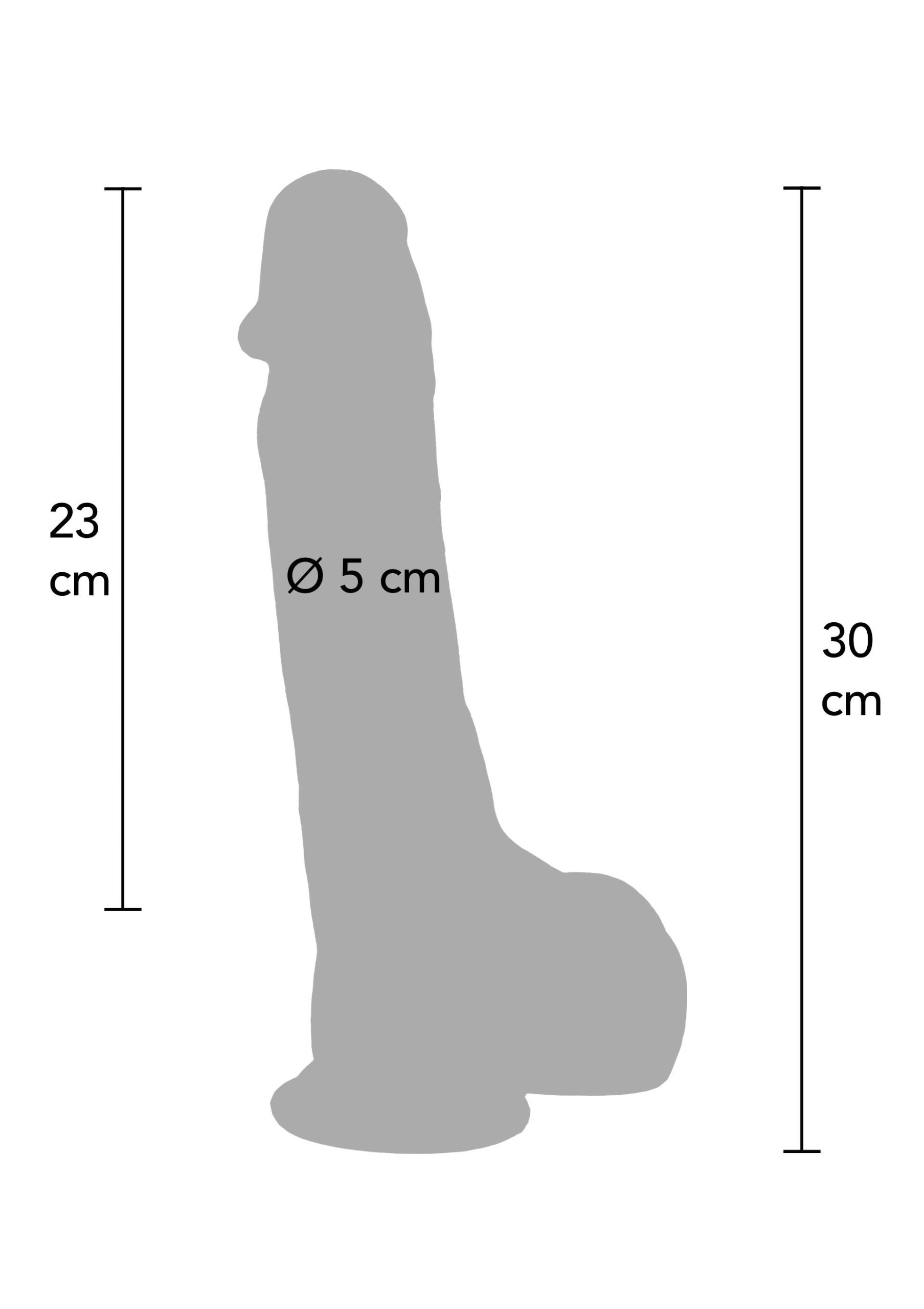 Ultra Realistic Dildo Silicone 28 cm - Afbeelding 9