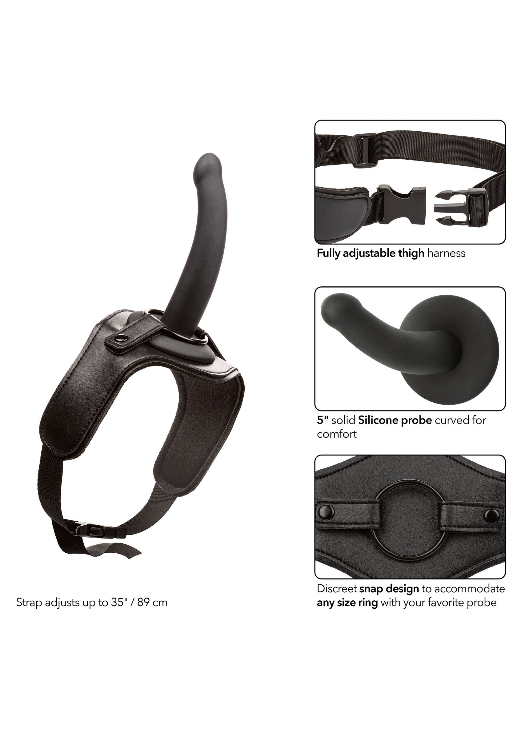 Thigh Strap Silicone Probe - Afbeelding 7