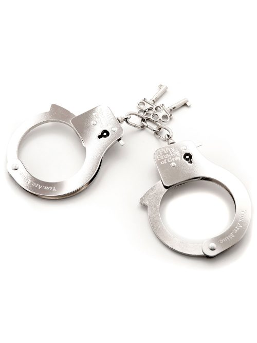 You Are Mine Metal Handcuffs