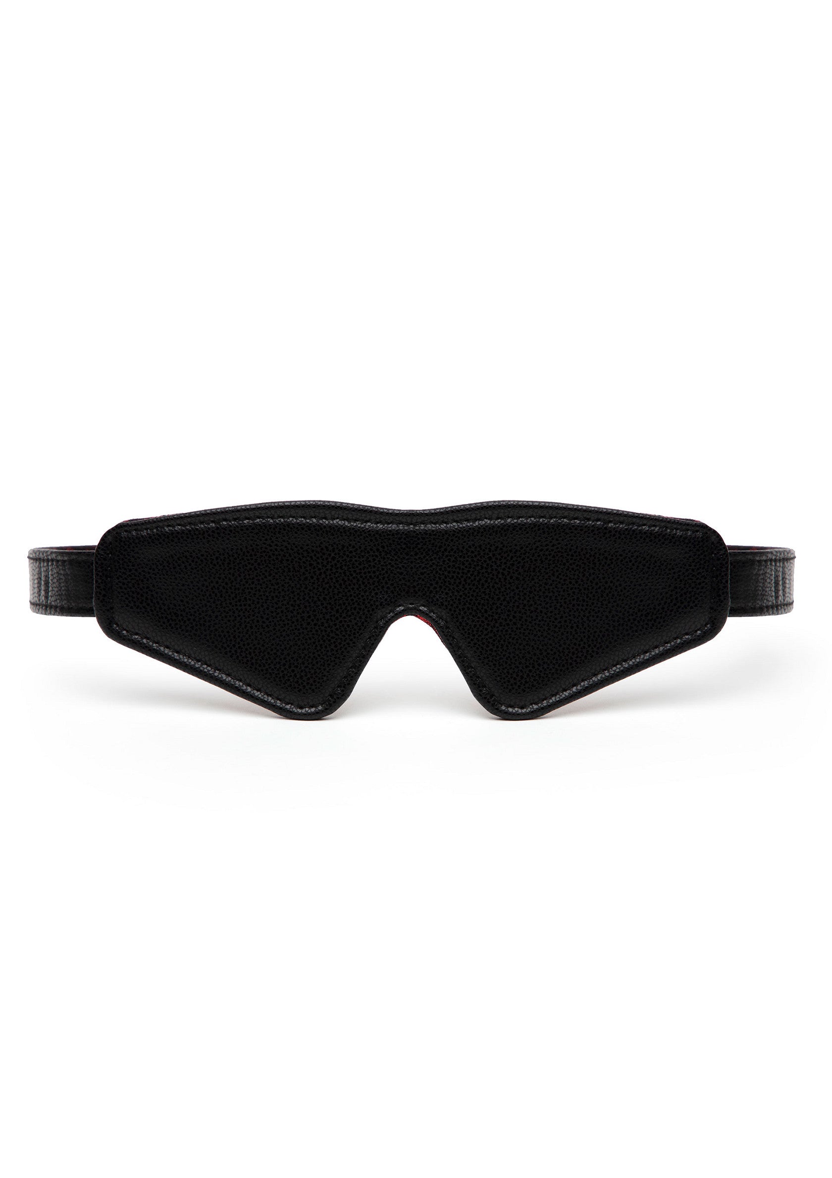 Reverse PU Leather Blindfold - Afbeelding 2