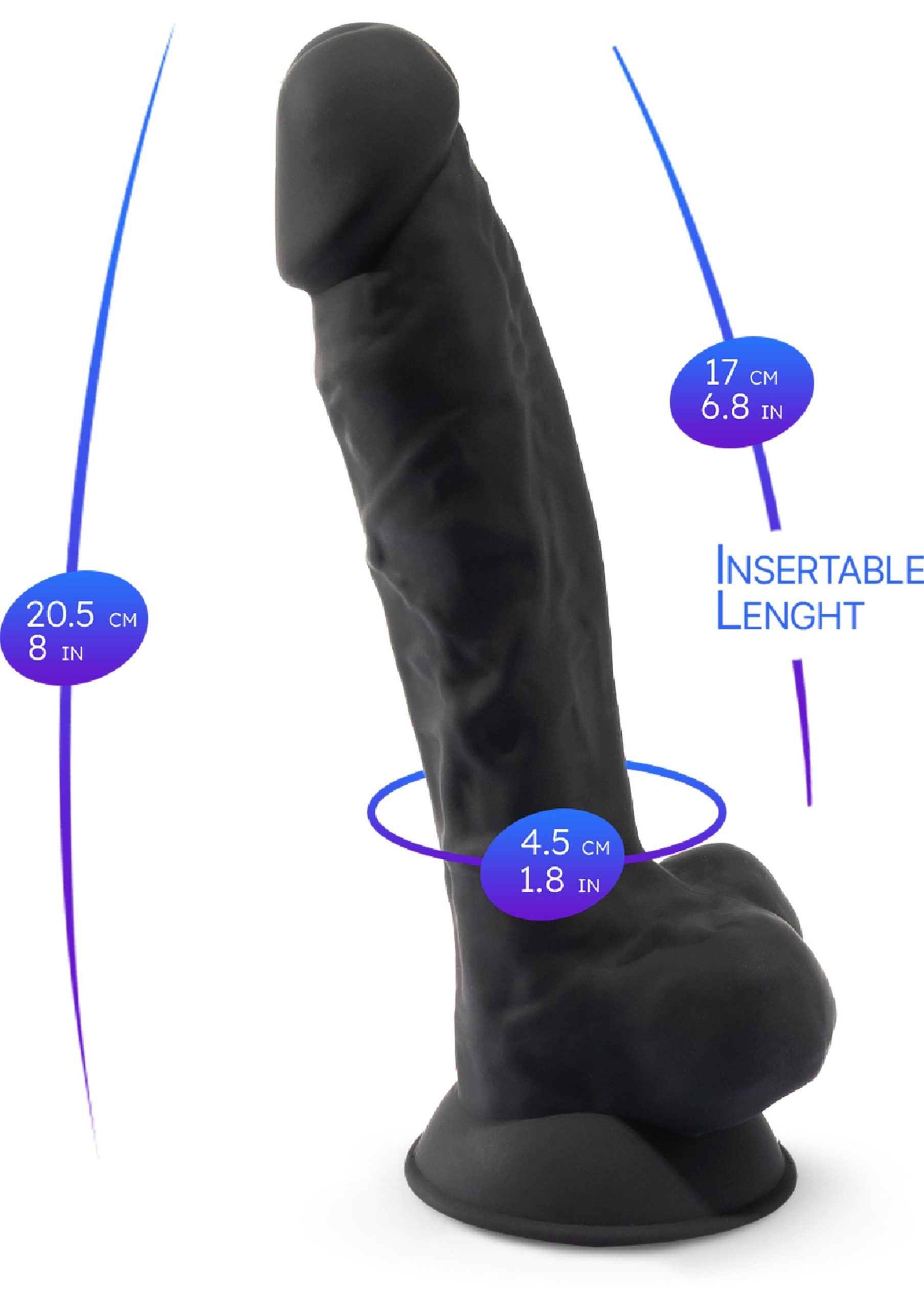 Dildo Model 8 inch - Afbeelding 7