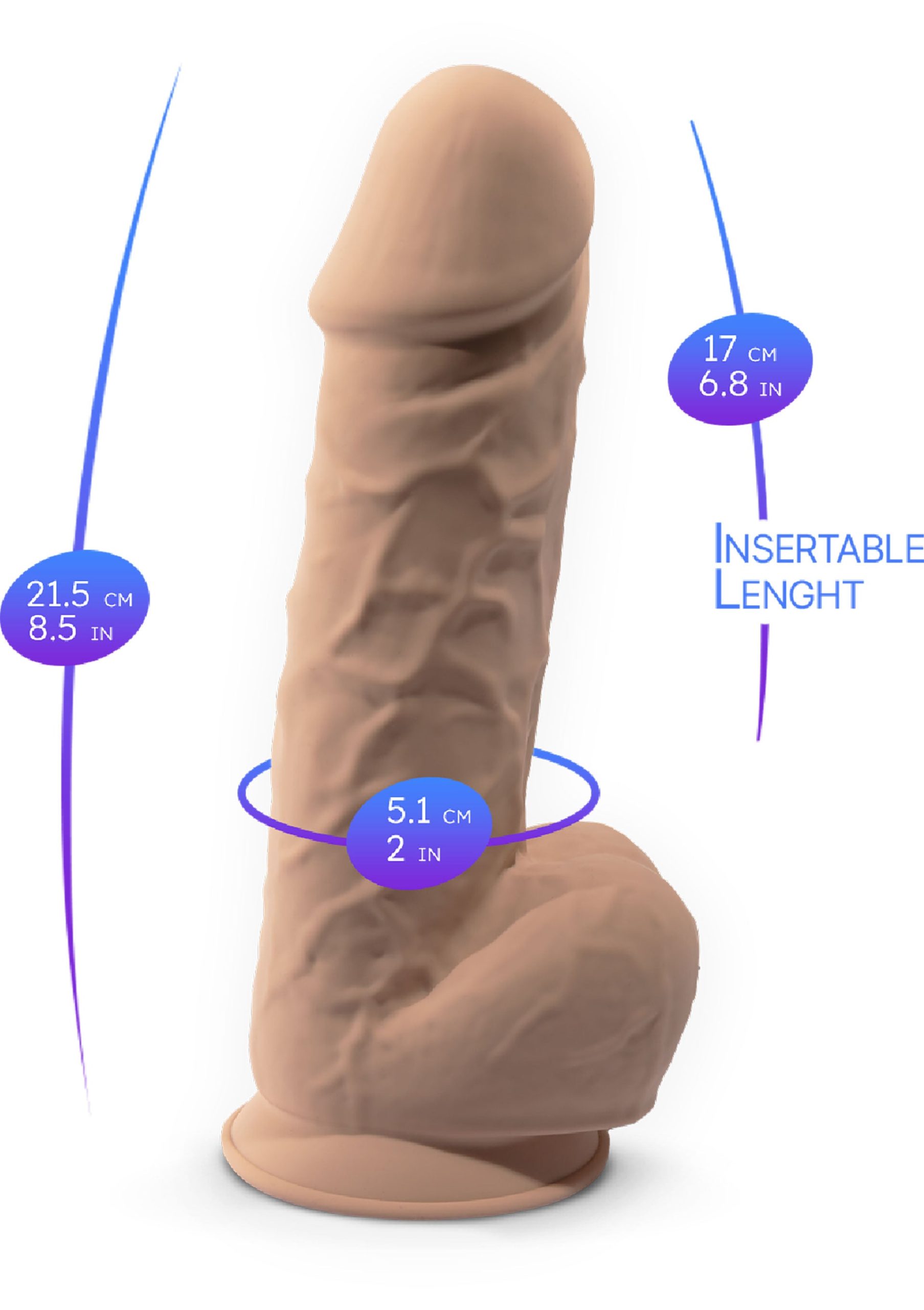 Dildo Model 8.5 inch - Afbeelding 20