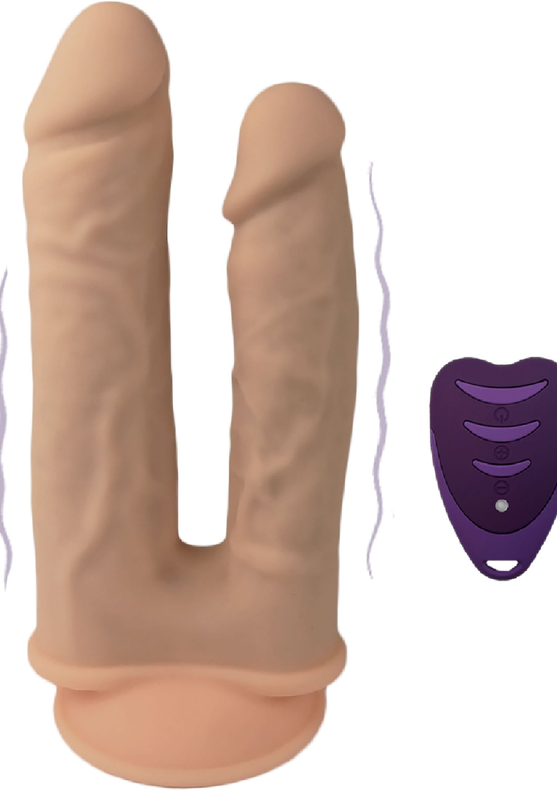 Duo Dildo Vibrating 7+8 inch