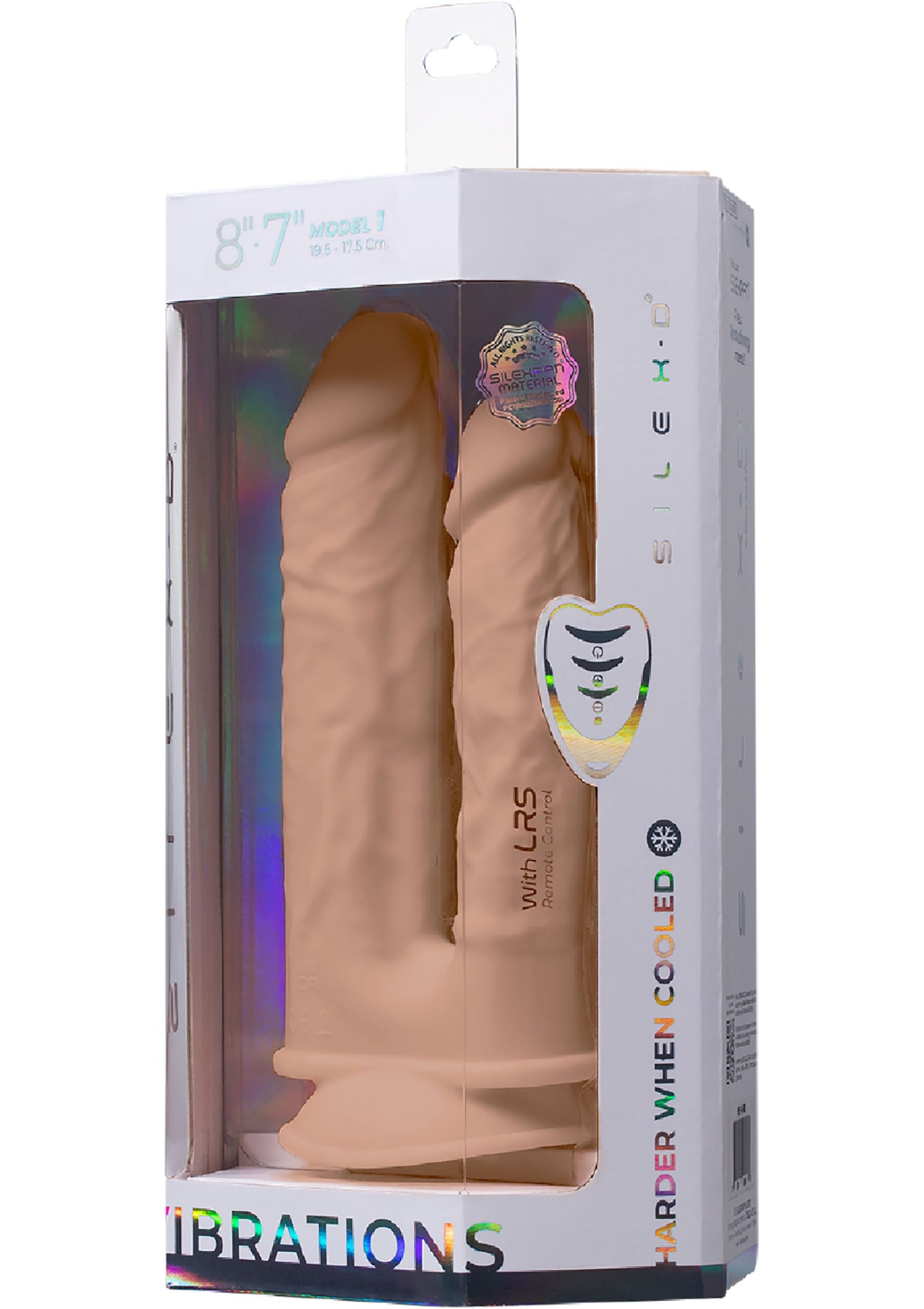 Duo Dildo Vibrating 7+8 inch - Afbeelding 3