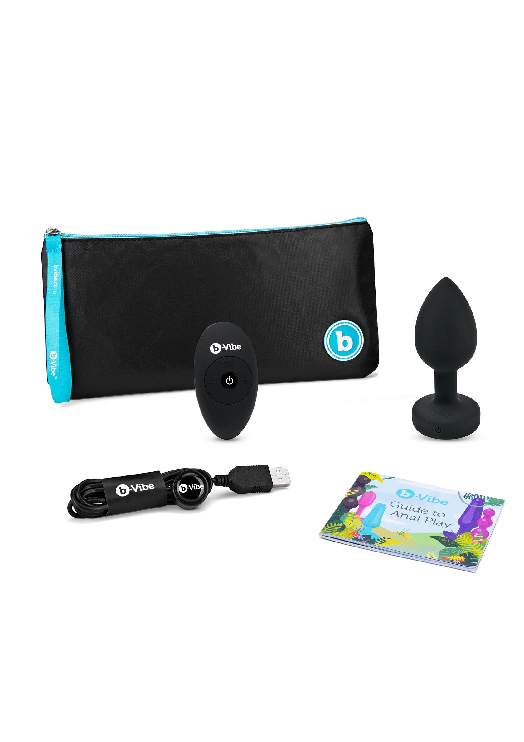 B-Vibe Vibrating Jewel Plug M/L - Afbeelding 6