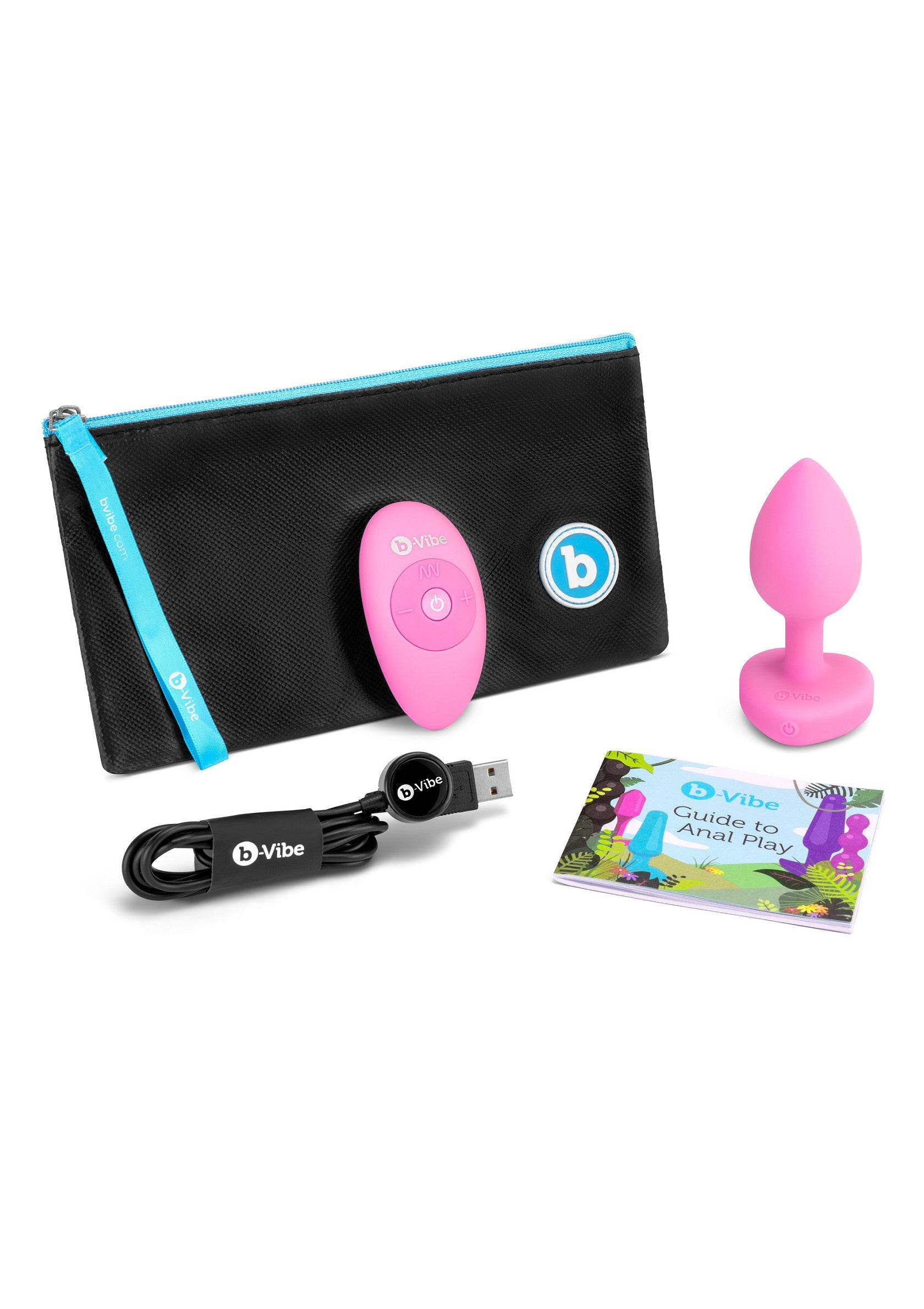 B-Vibe Vibrating Heart Plug S/M - Afbeelding 10