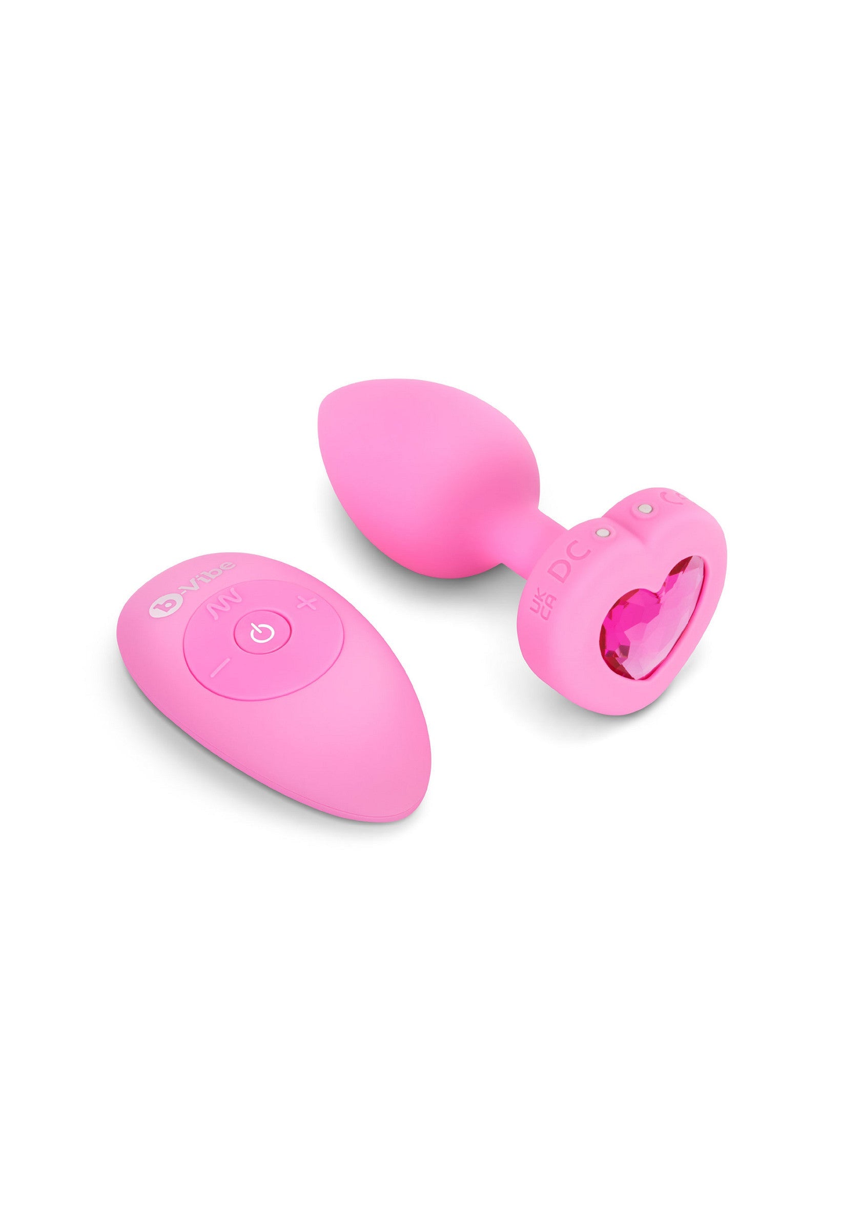 B-Vibe Vibrating Heart Plug S/M - Afbeelding 3