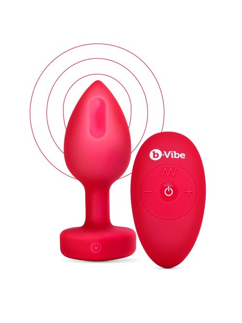 B-Vibe Vibrating Heart Plug M/L
