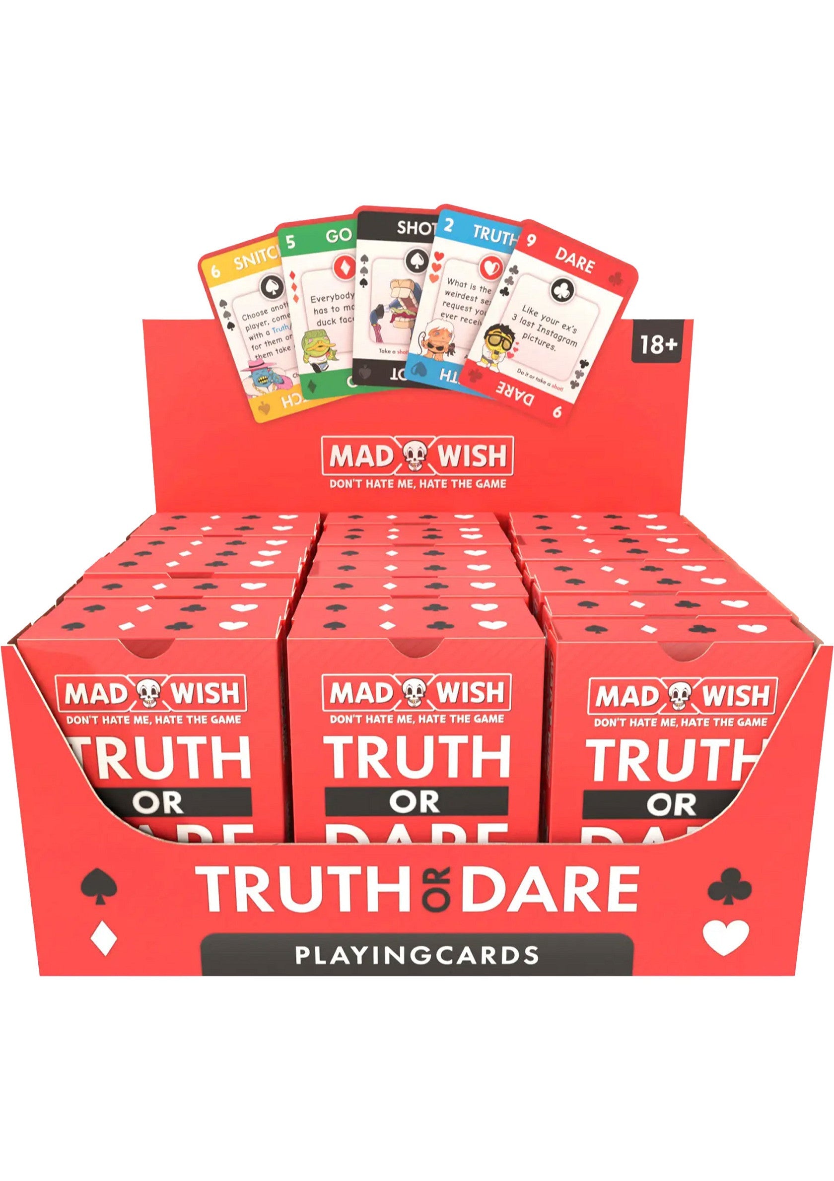 MadWish Playing Cards 24 pcs ENG/DE