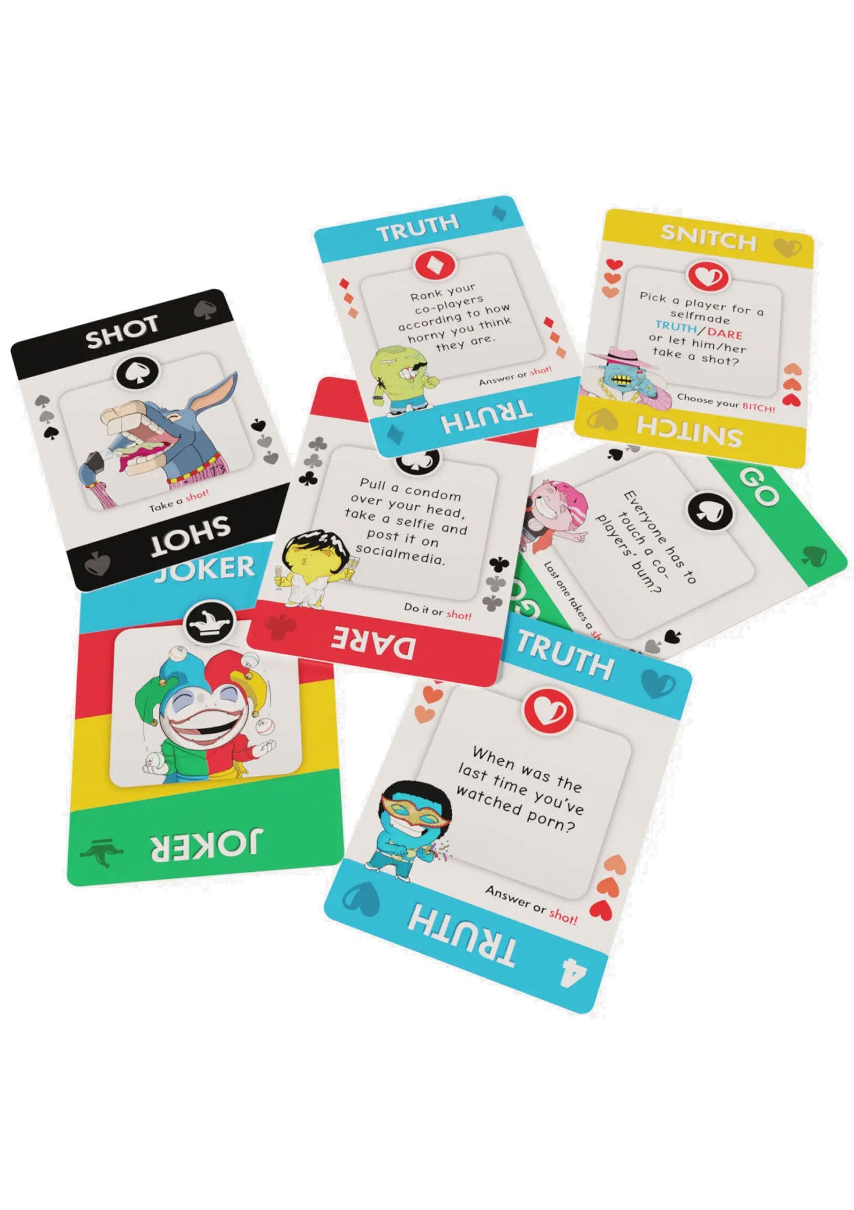 MadWish Playing Cards 24 pcs ENG/DE - Afbeelding 4