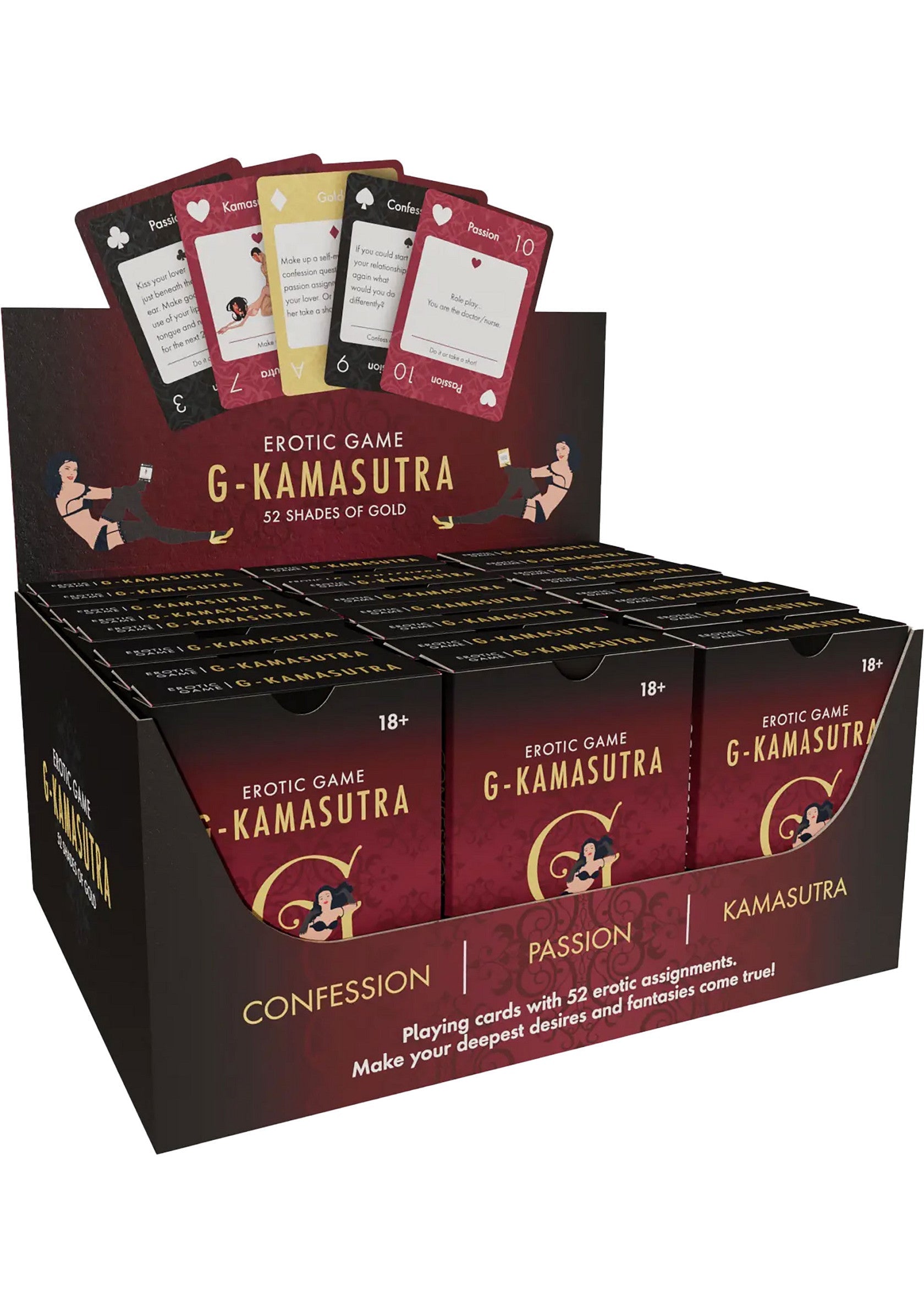 G Kamasutra cards 24 pcs ENG/FR/DE
