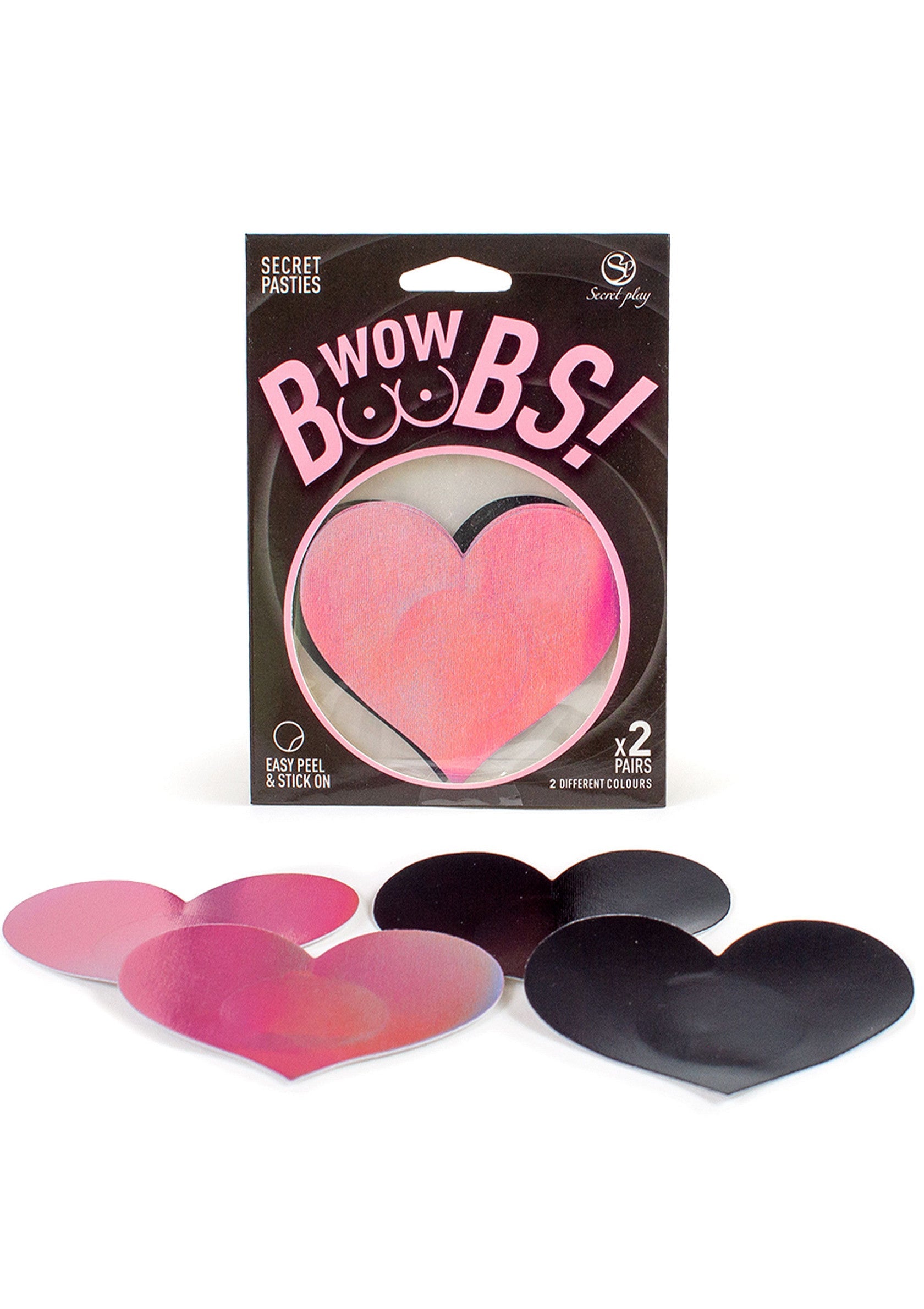 Heart Nipple Pasties 2 Pair - Afbeelding 2