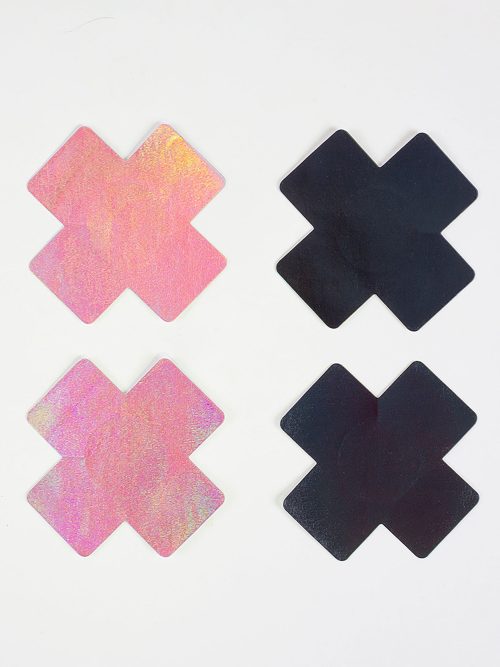 Cross Nipple Pasties 2 Pair