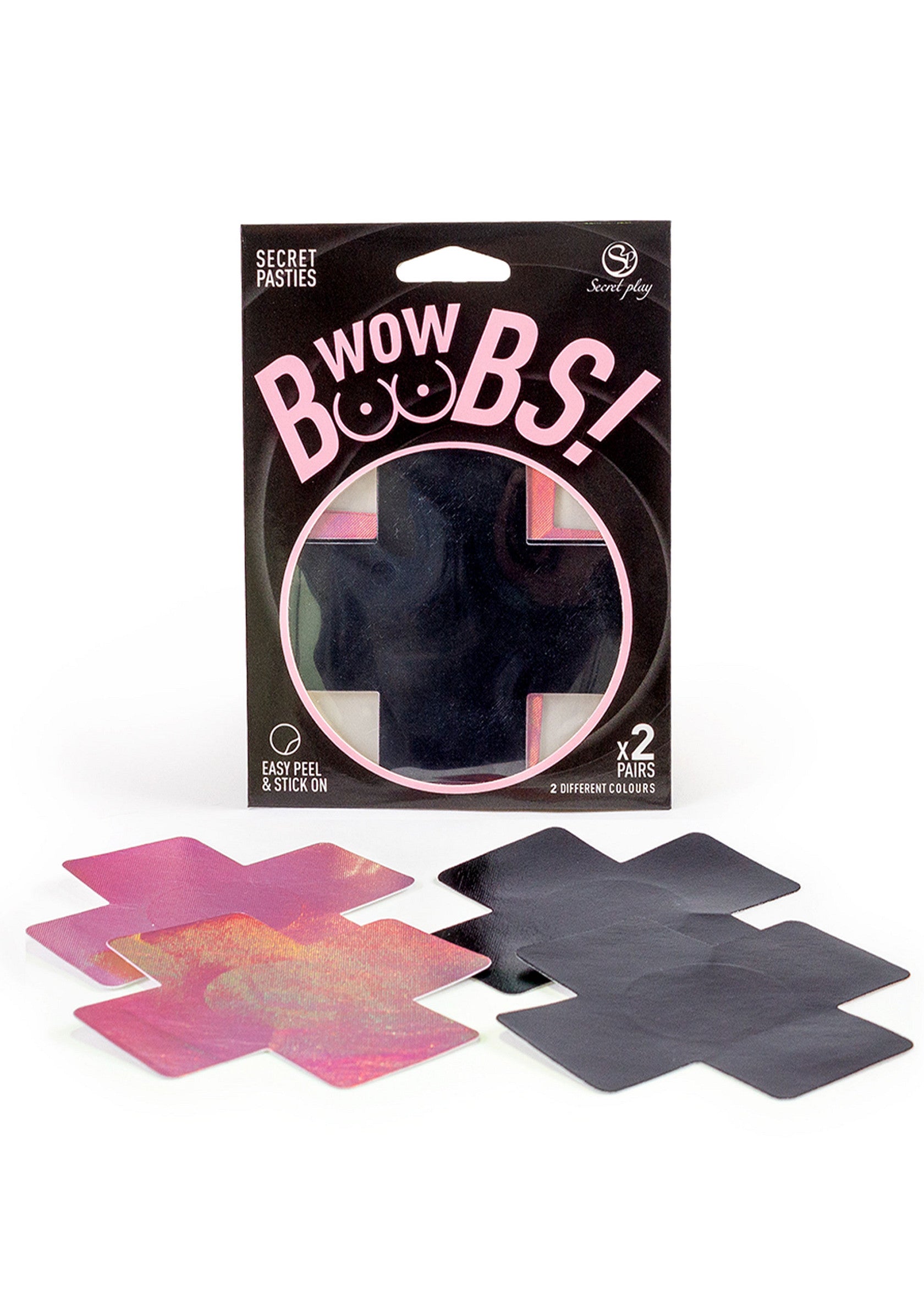 Cross Nipple Pasties 2 Pair - Afbeelding 2