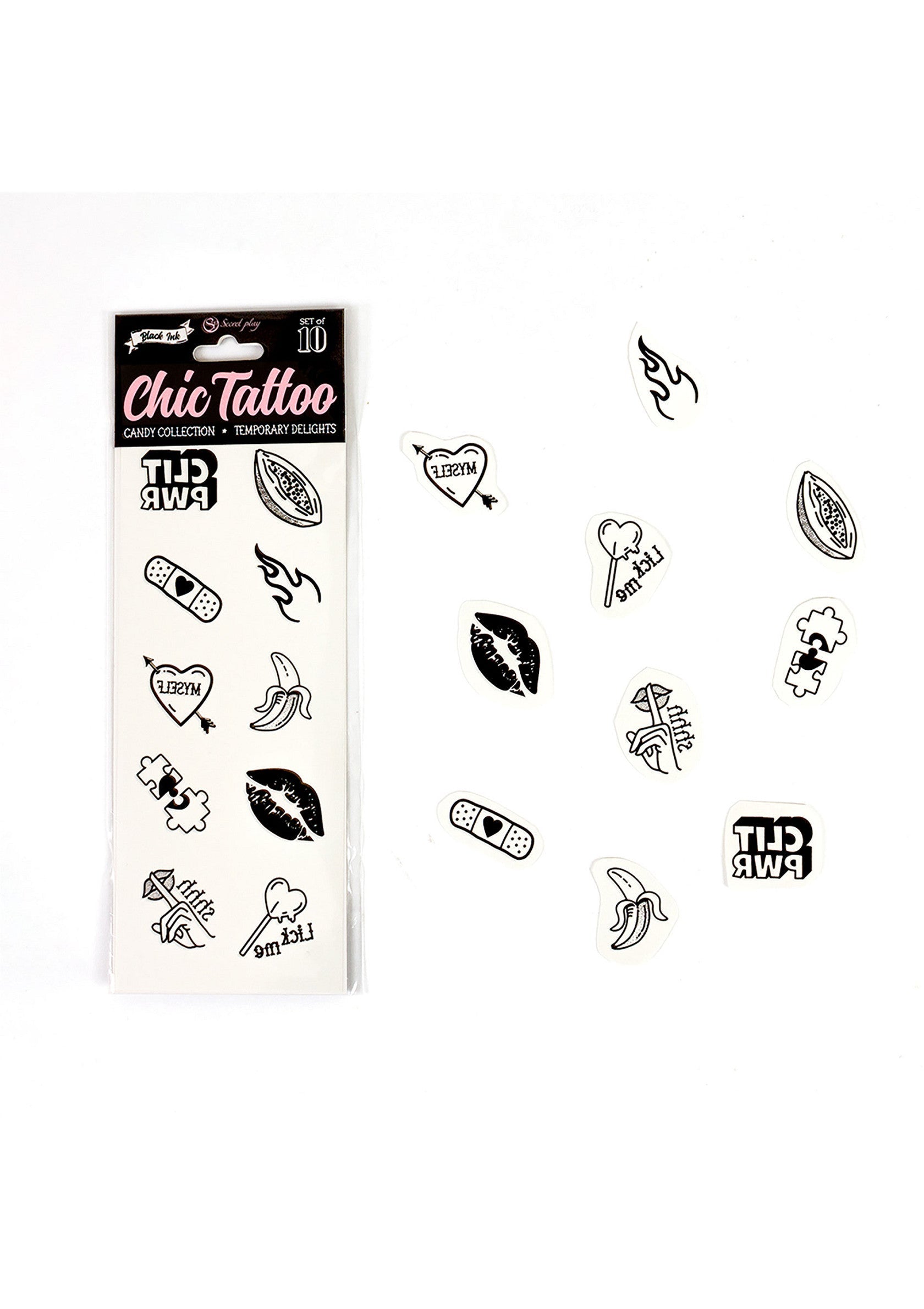 Candy Chic Temporary Tattoo - Afbeelding 2
