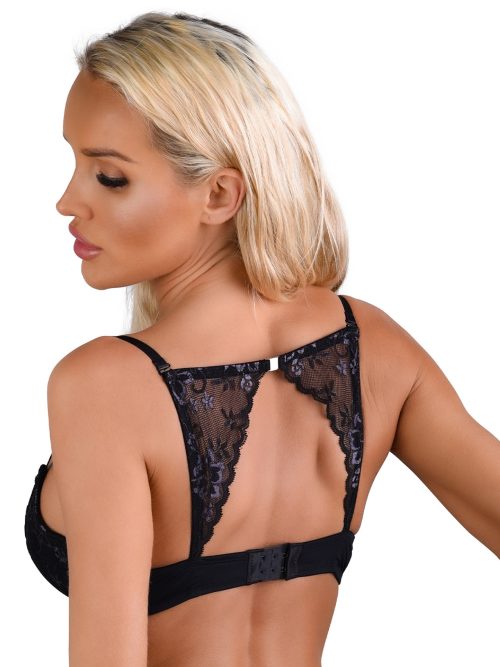 Push-up bra w/ lace racerback