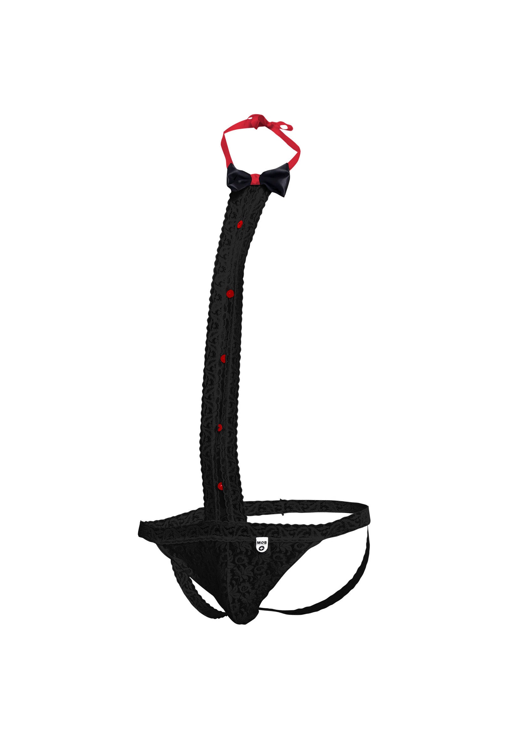 MOB Tuxedo Lace Thong - Afbeelding 2