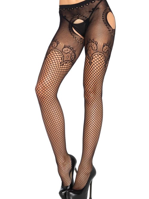 Suspender Hose Of Duchess Lace