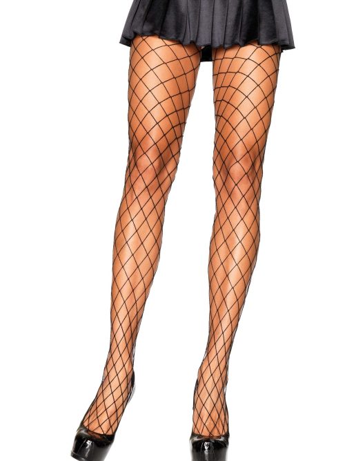 Elastane Diamond Fishnet Pantyhose