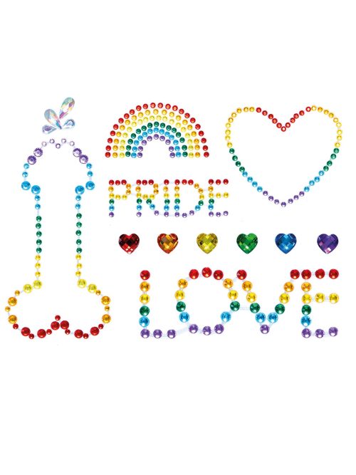 Pride Adhesive Body Jewels Stickers