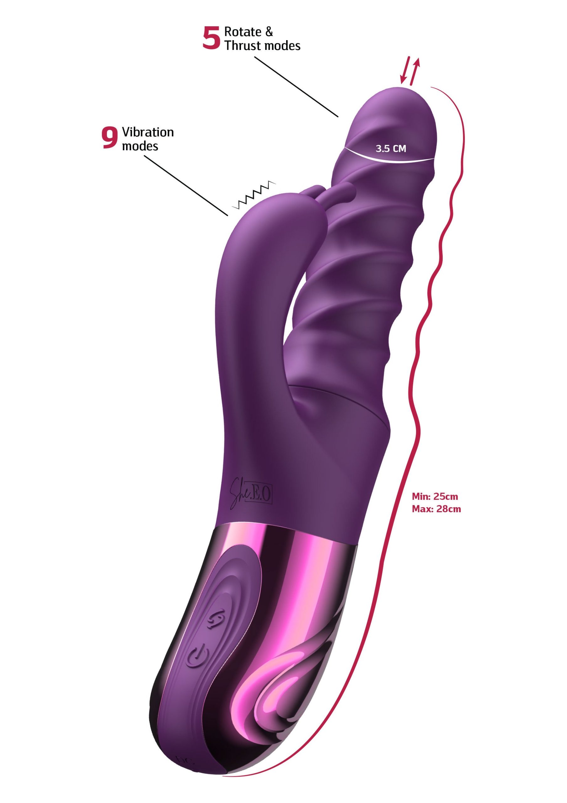 Swirl Rabbit Vibrator - Afbeelding 3