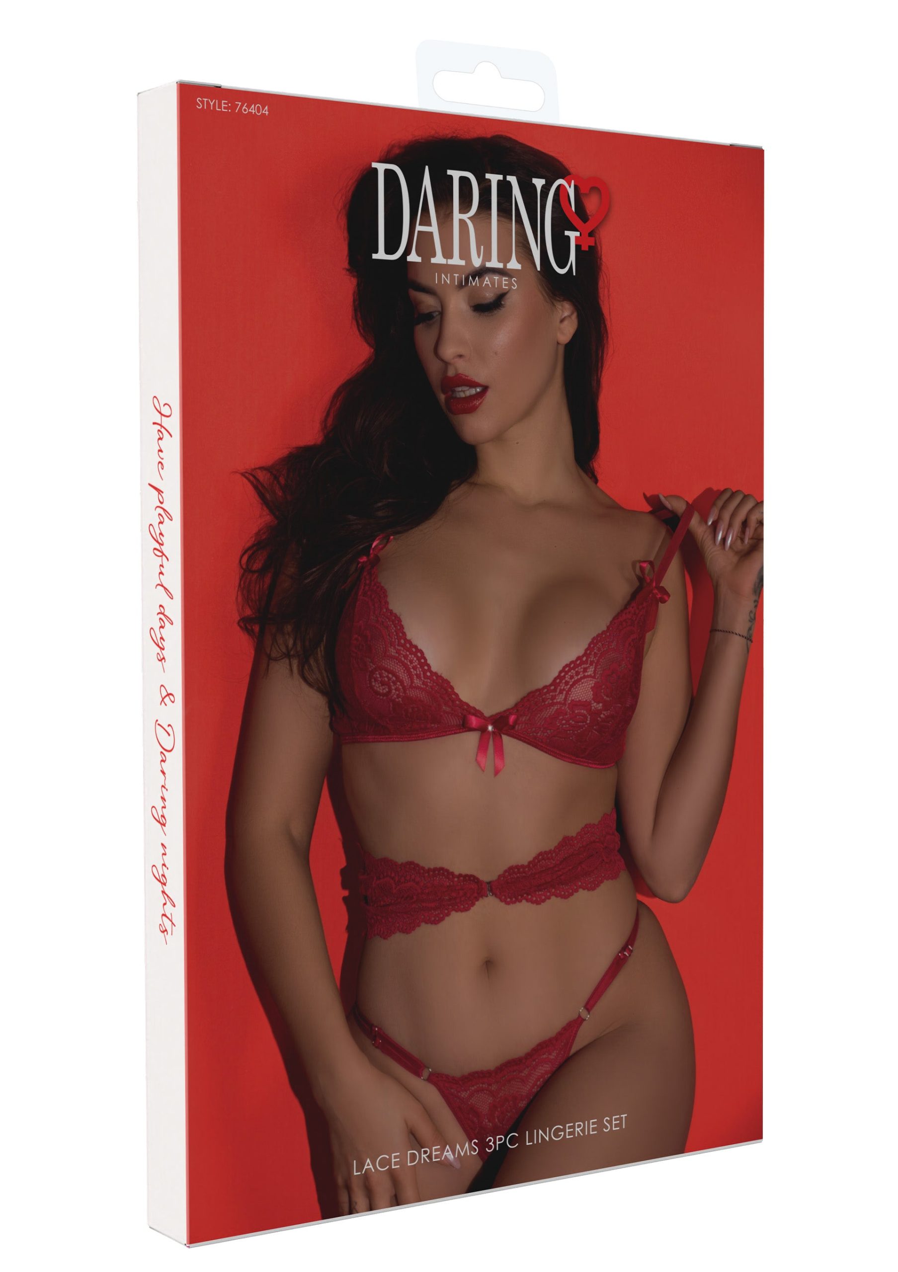 Lace Dreams 3PC Lingerie Set - Afbeelding 3