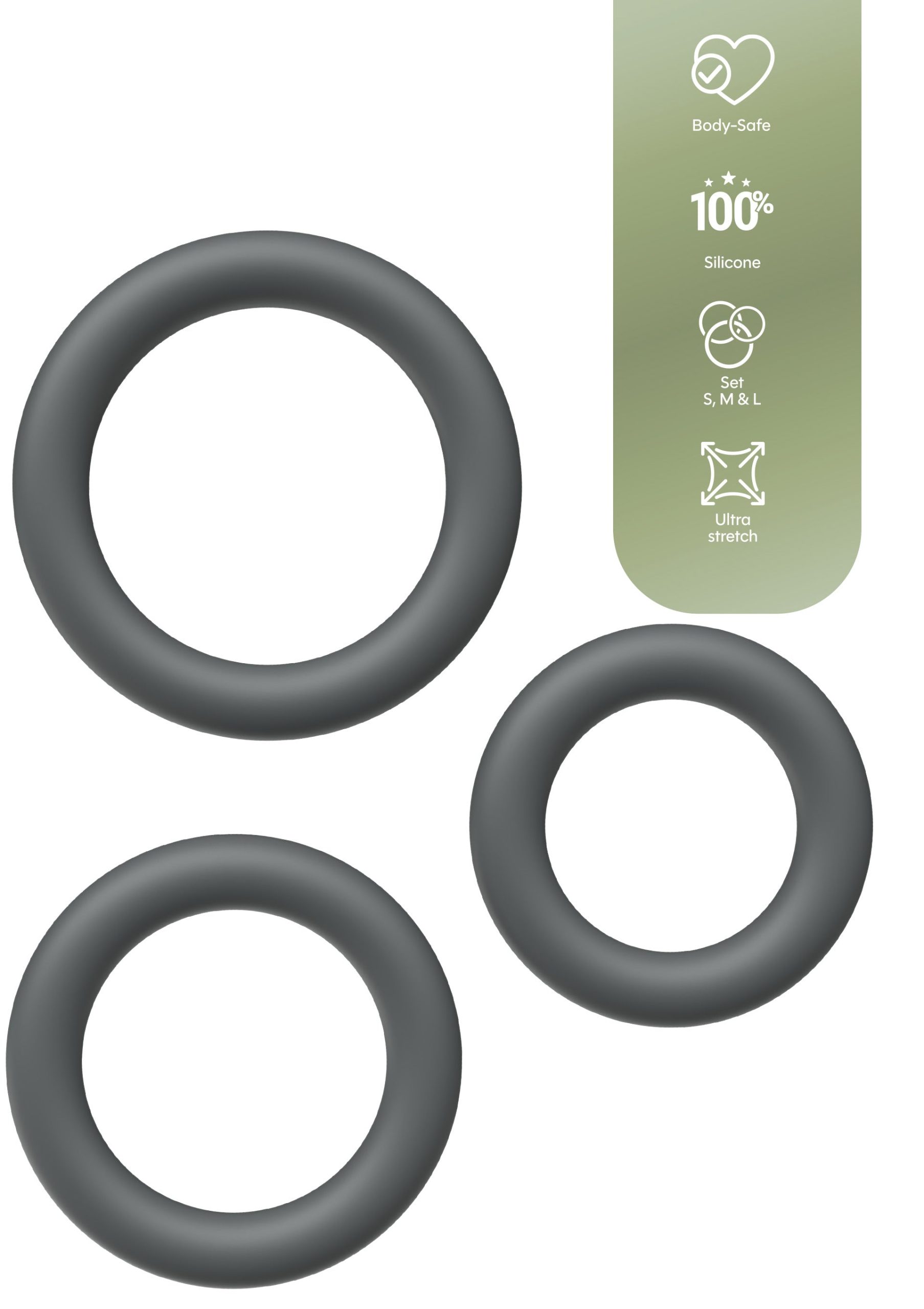 Cock Ring Set 3pcs - Afbeelding 4