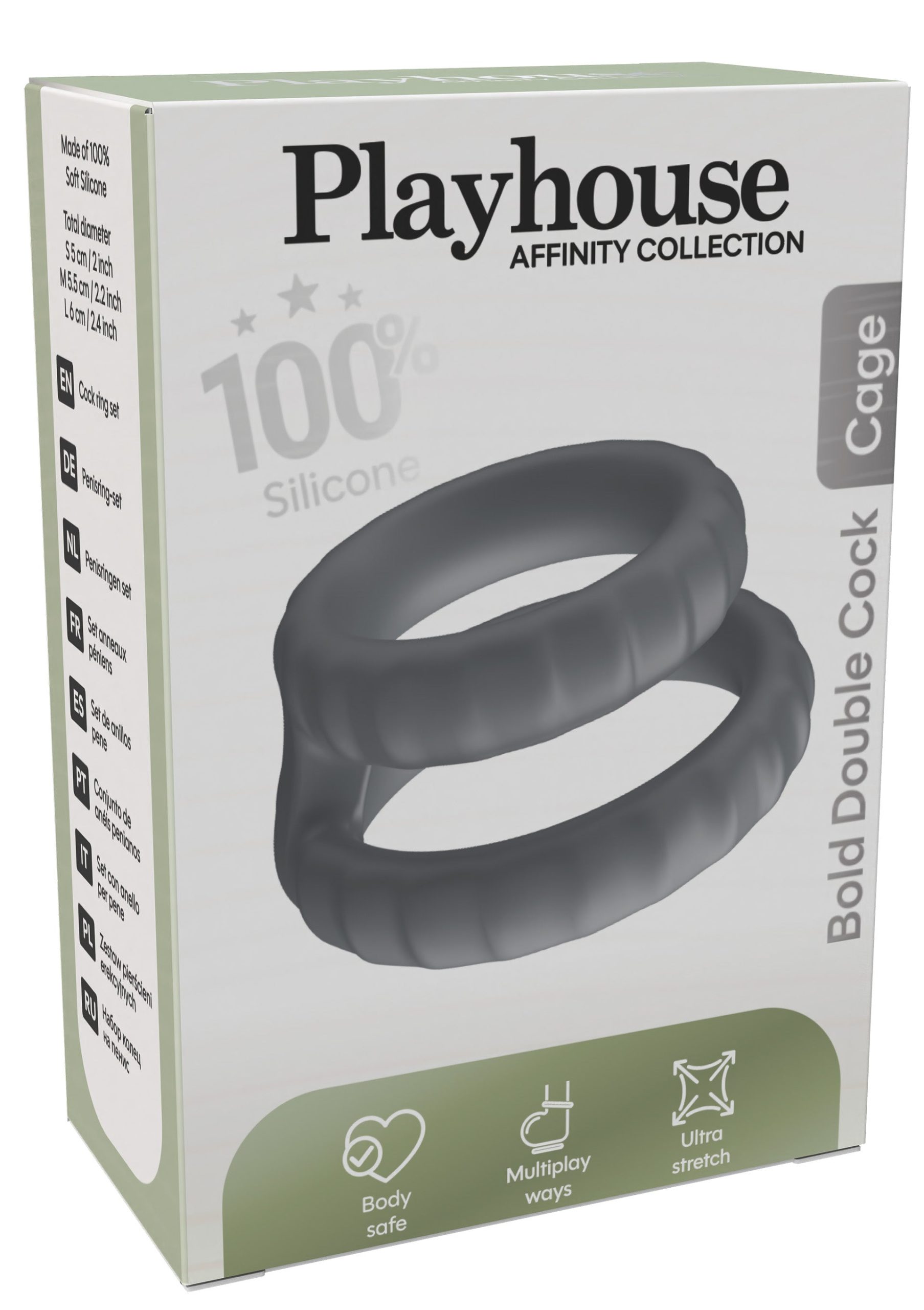 Bold Double Cock Cage - Afbeelding 2