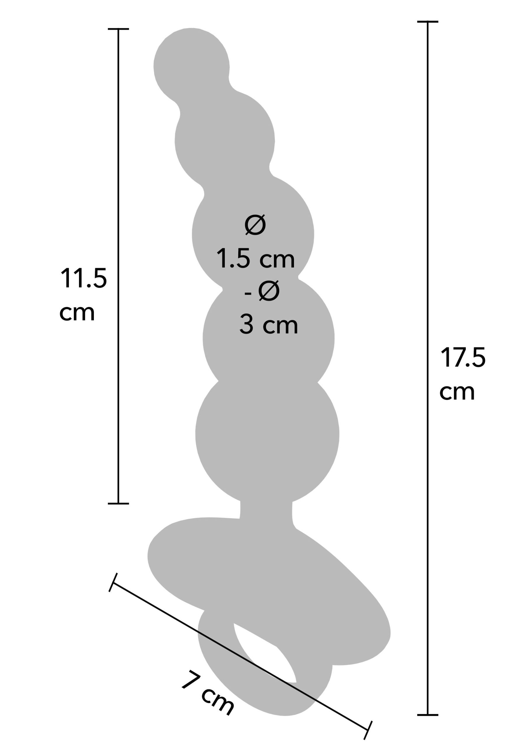 5 Balls Anal Plug Vibrating + Remote - Afbeelding 9