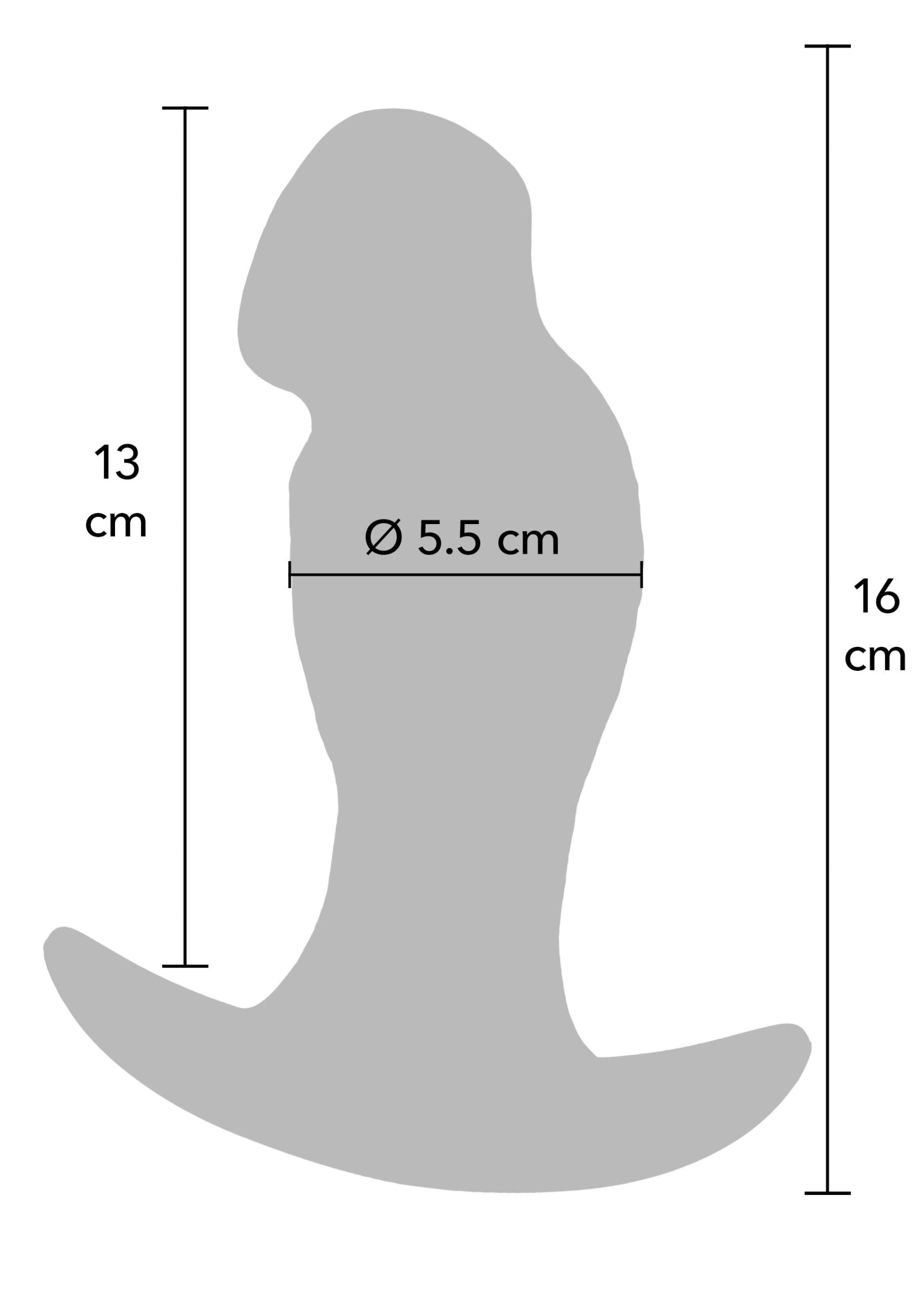 Realistic Buttplug Liquid Silicone 16 cm - Afbeelding 3